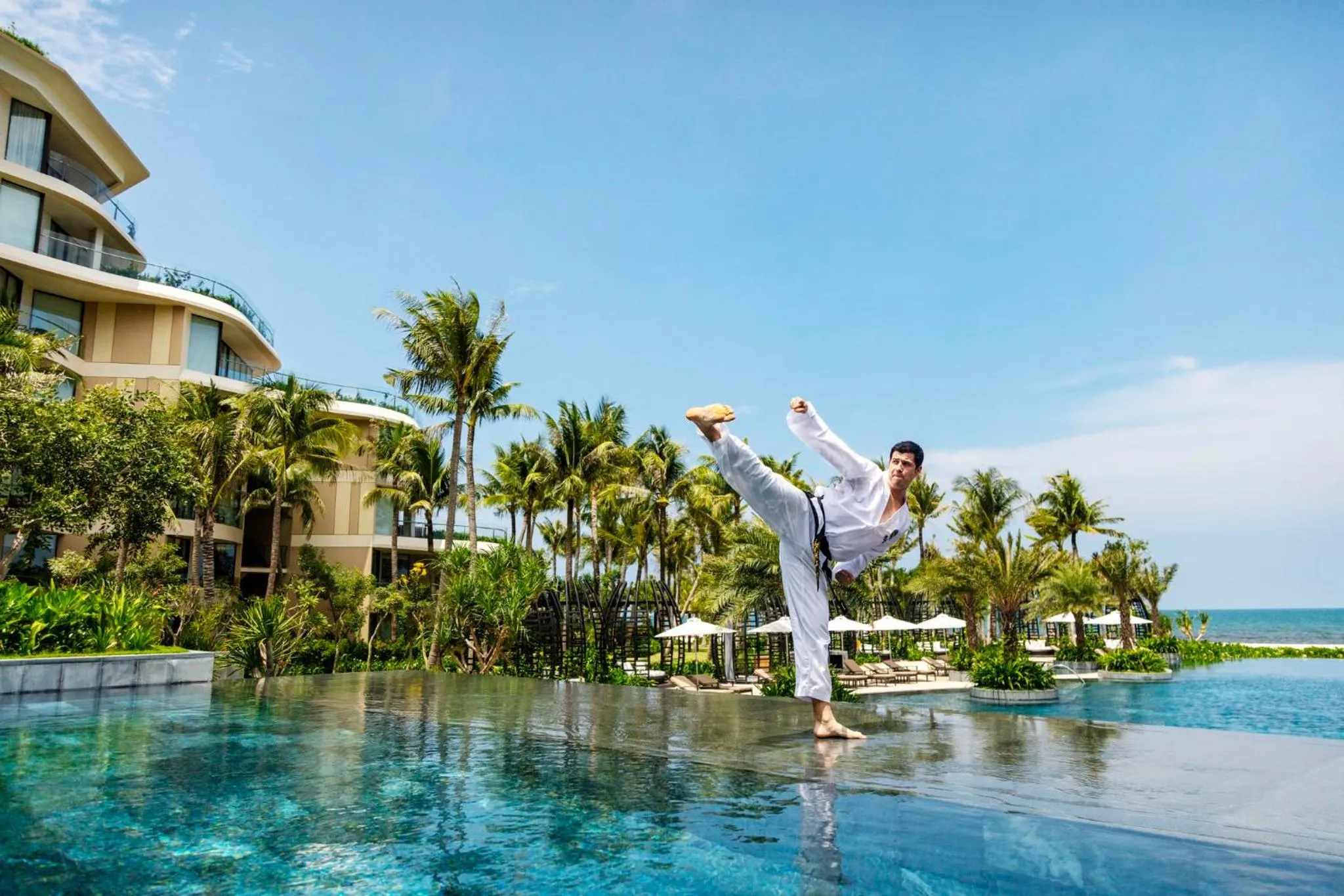Swimming pool in InterContinental Phu Quoc Long Beach Resort by IHG
