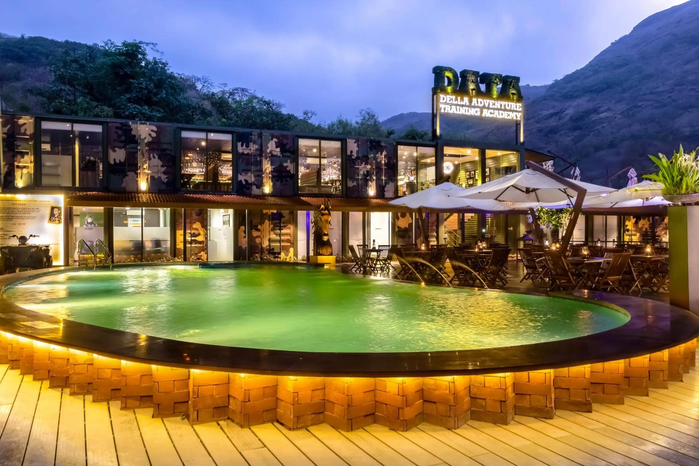 Swimming pool in DATA Resort by Della Adventure