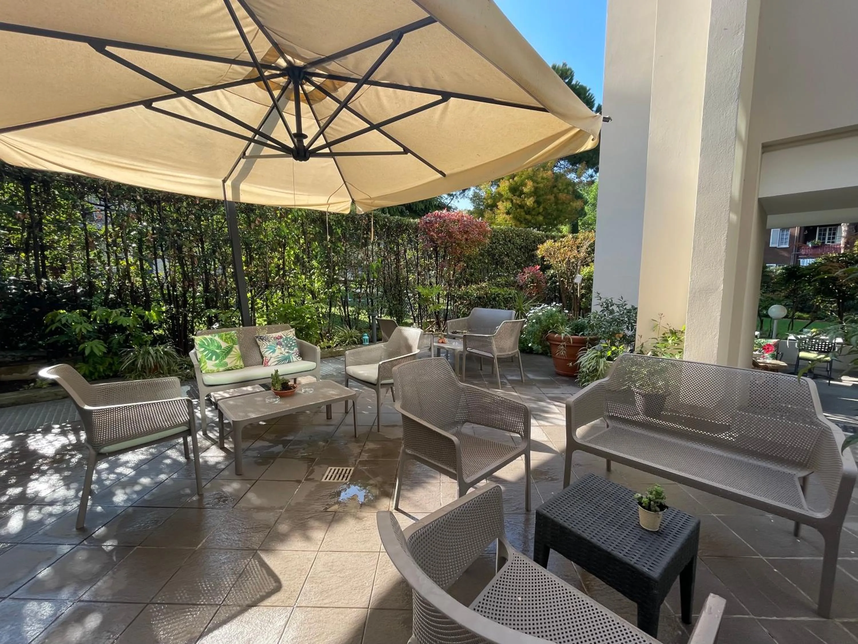 Garden in Hotel Alfieri