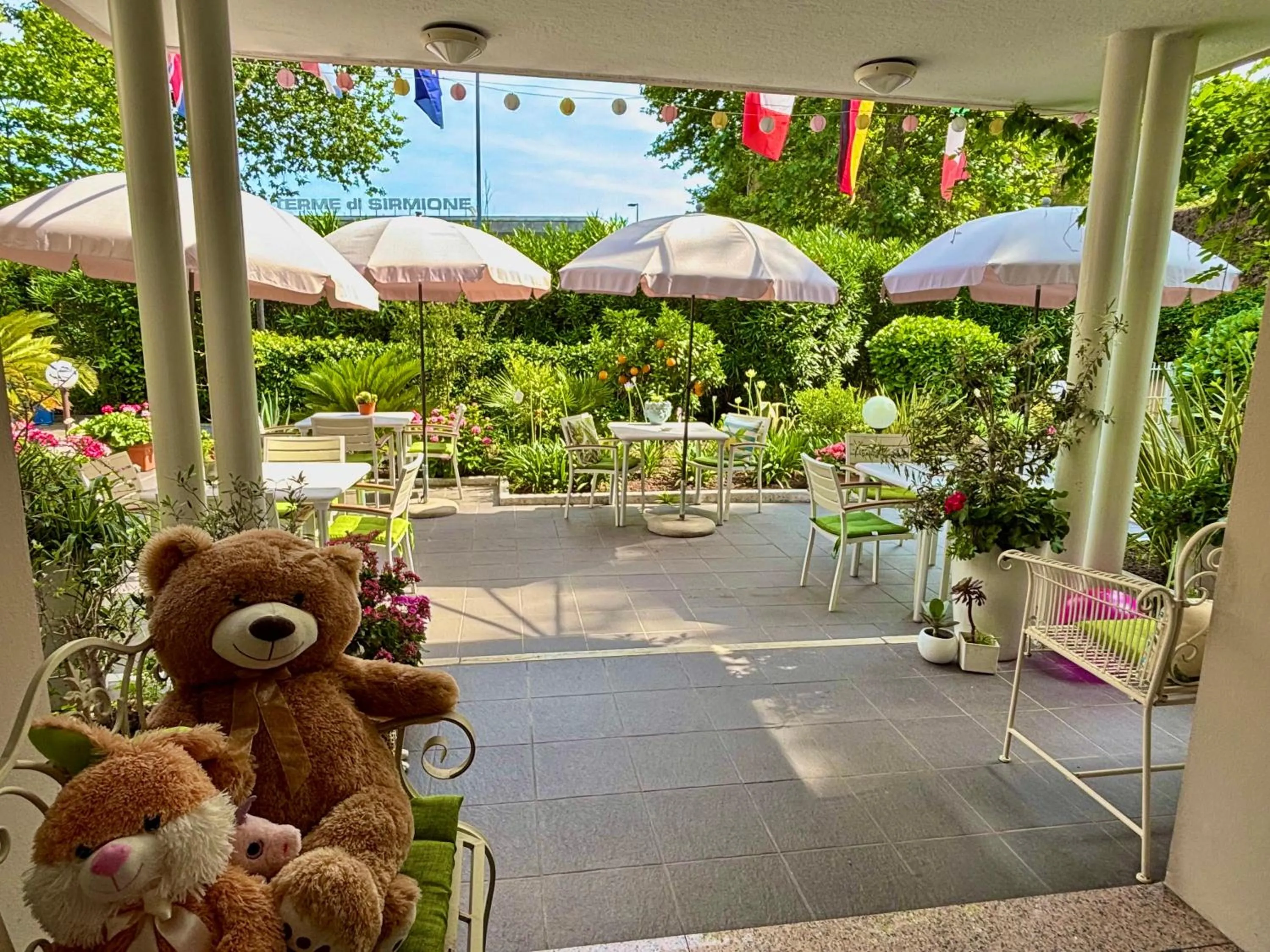 Garden in Hotel Alfieri