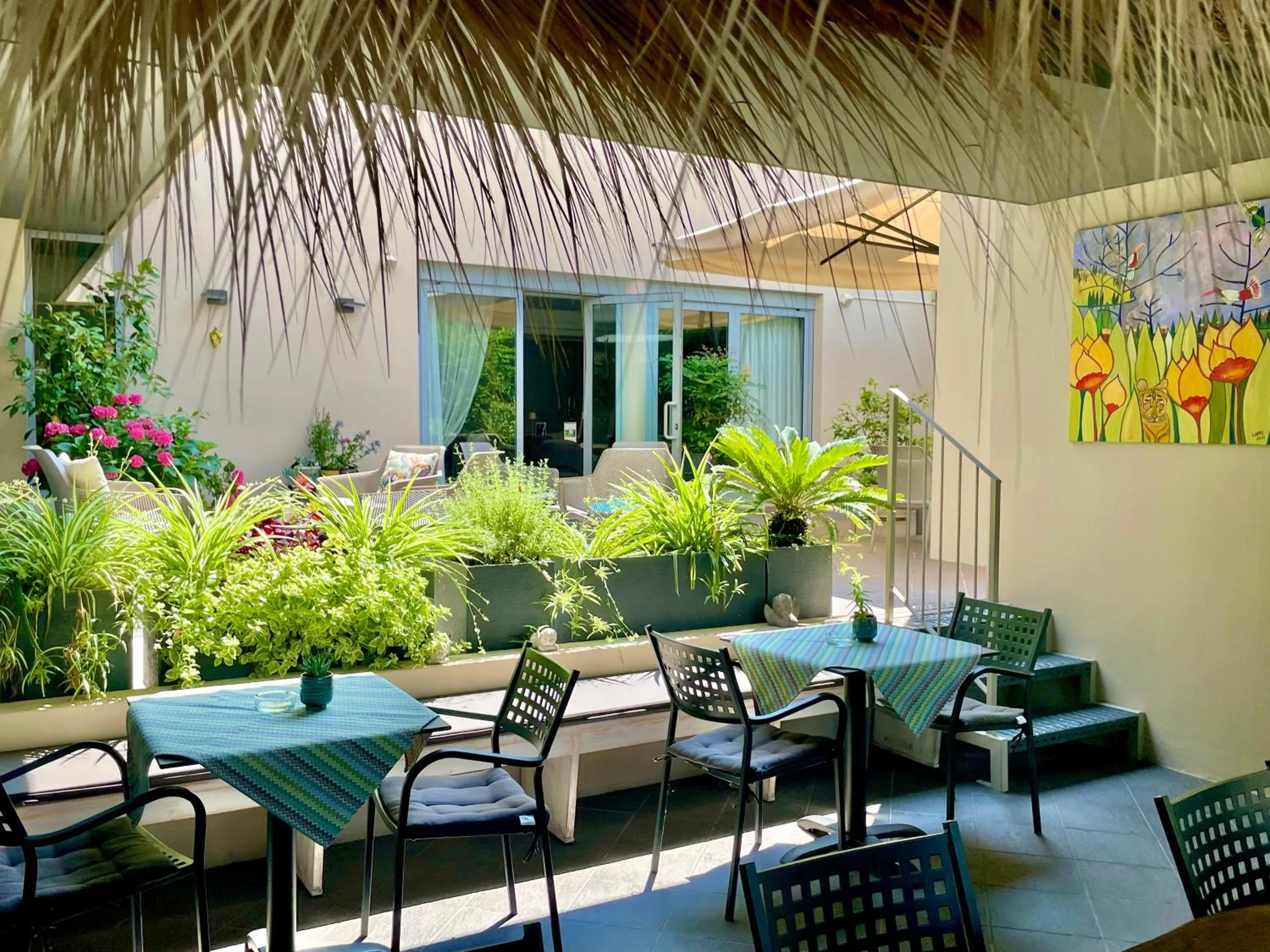 Garden in Hotel Alfieri