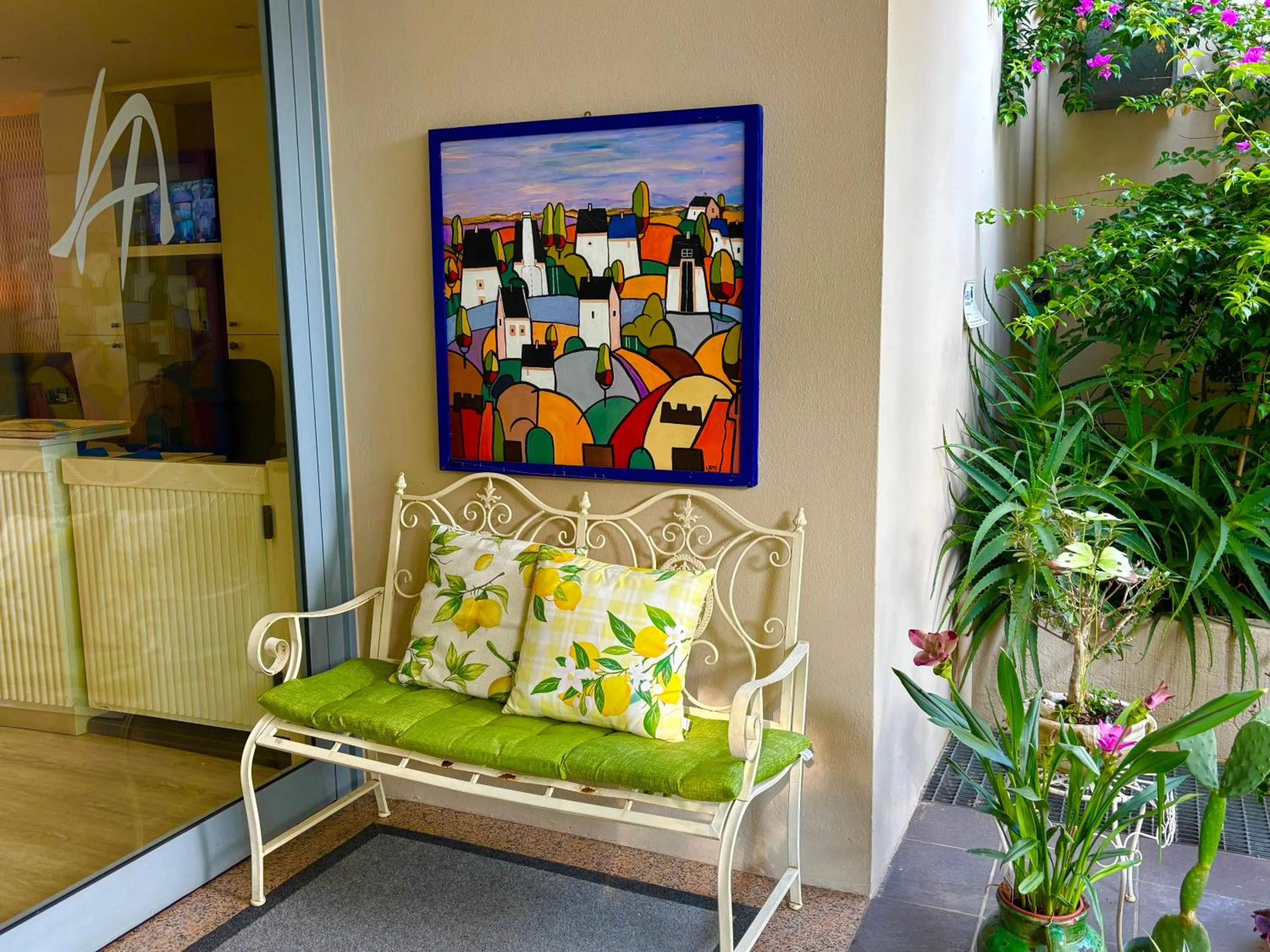 Garden in Hotel Alfieri