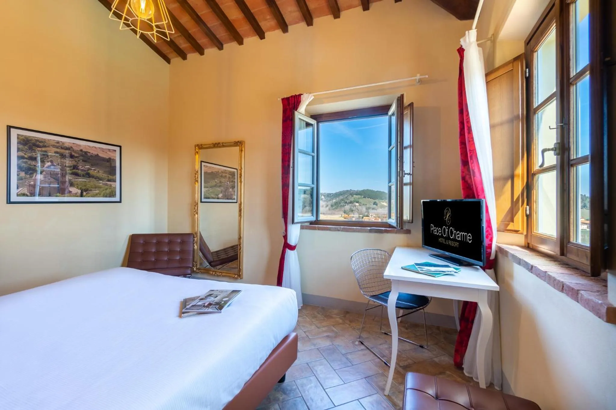 Bedroom, Bed in Boccioleto Resort - Place of Charme