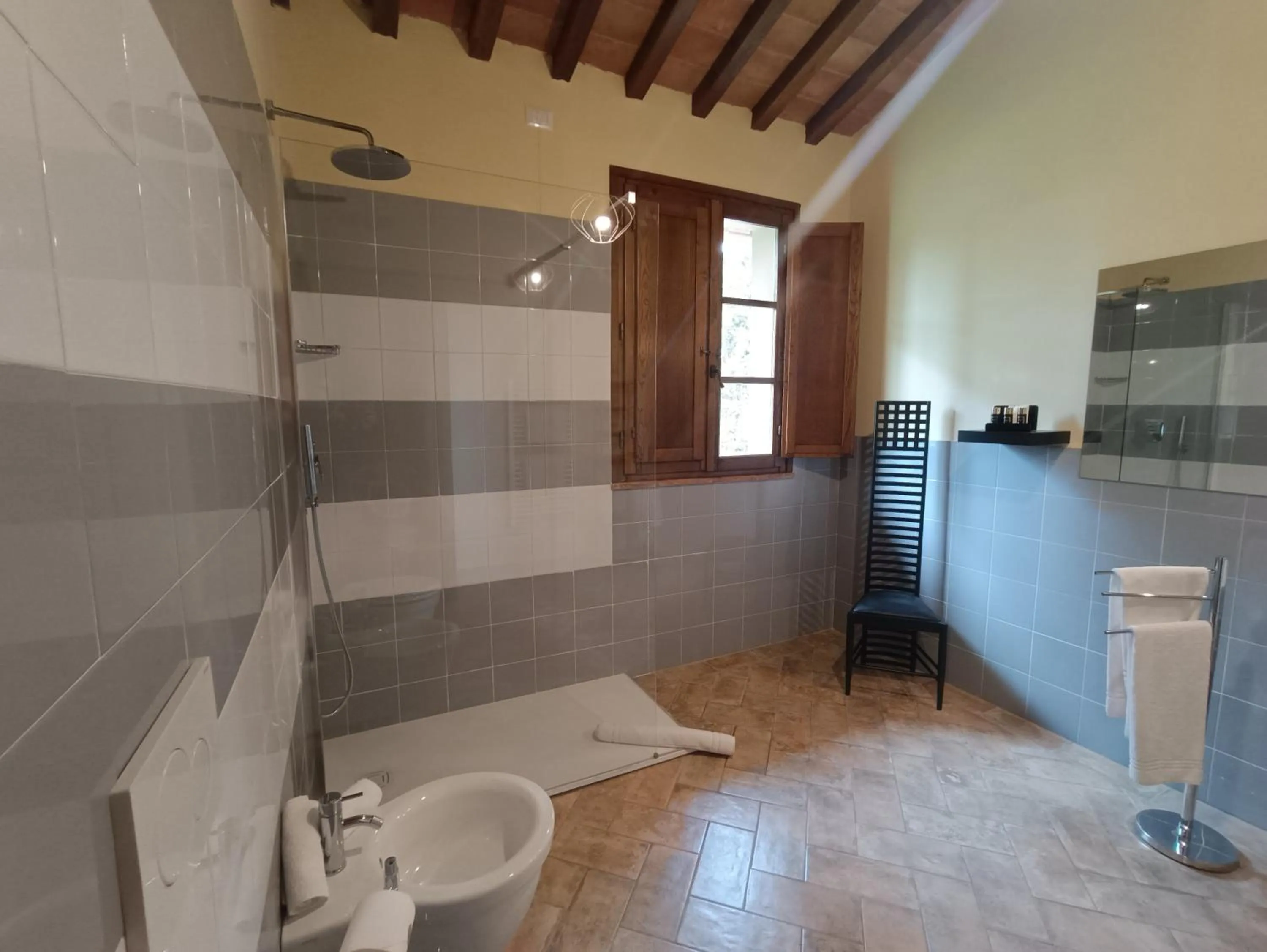 Shower in Boccioleto Resort - Place of Charme