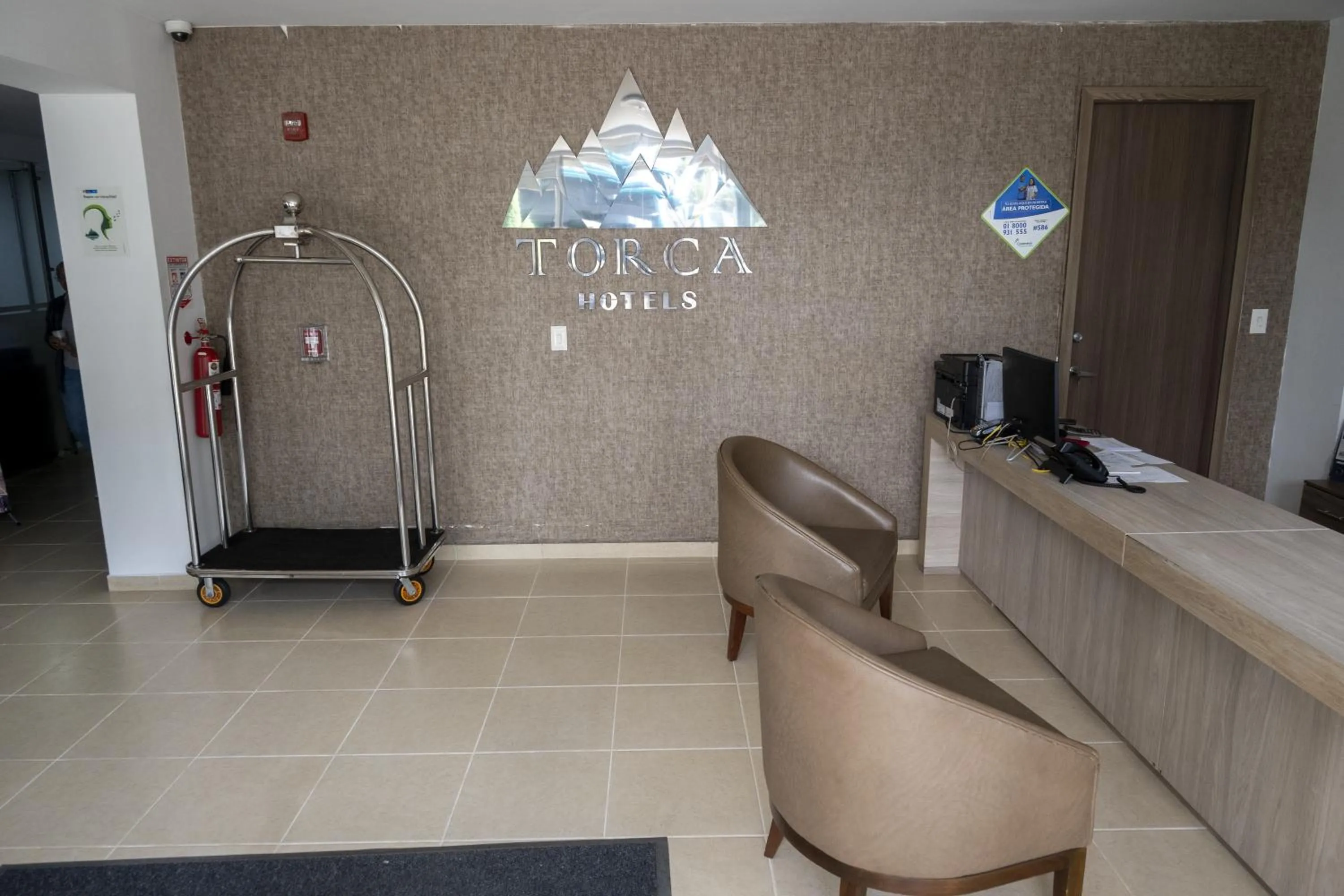 Lobby or reception in Torca Hotel