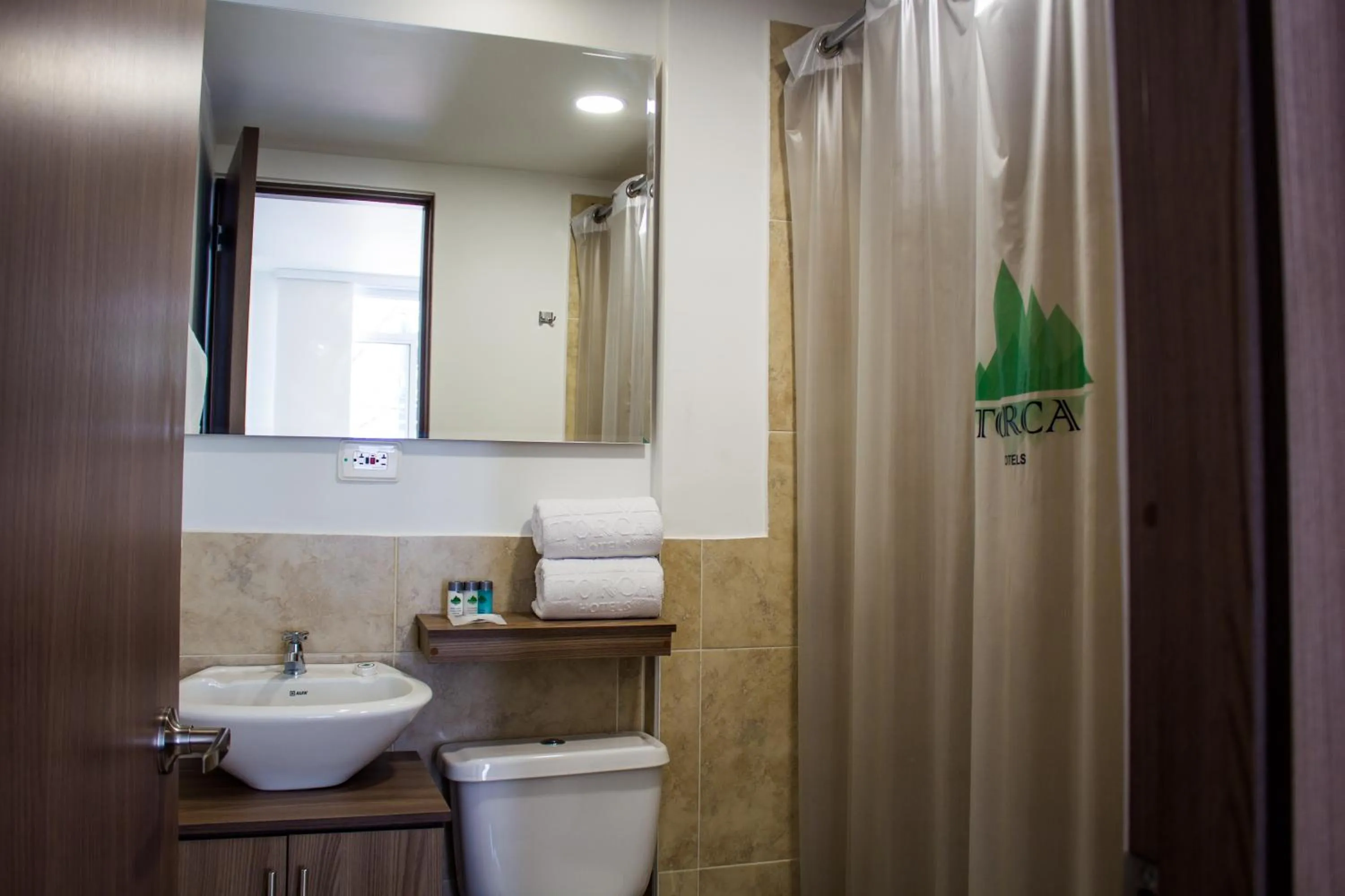 Shower in Torca Hotel