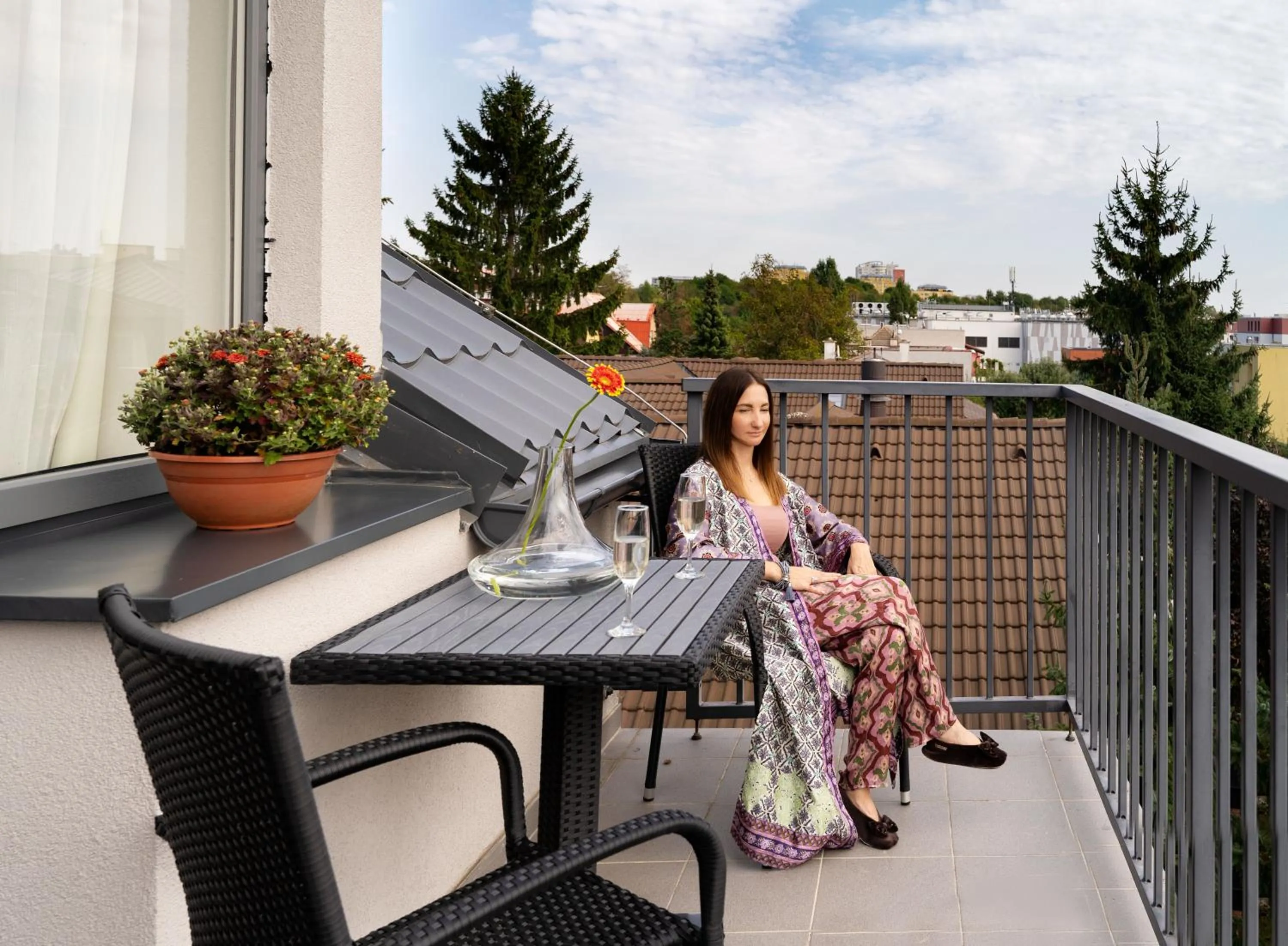 Balcony/Terrace in Grand Petit Hotel ex Shato Gesson