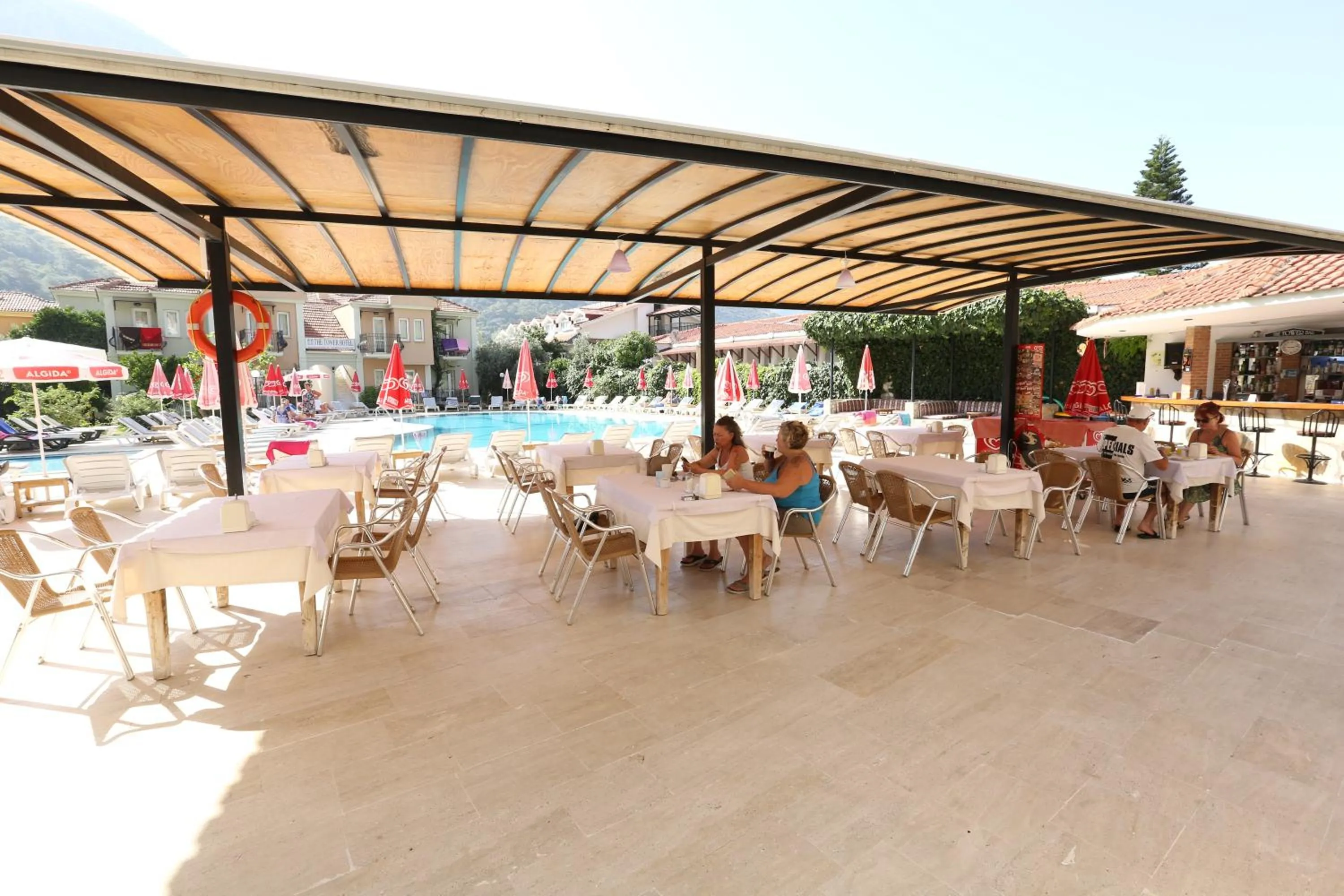 Patio in The Tower Hotel