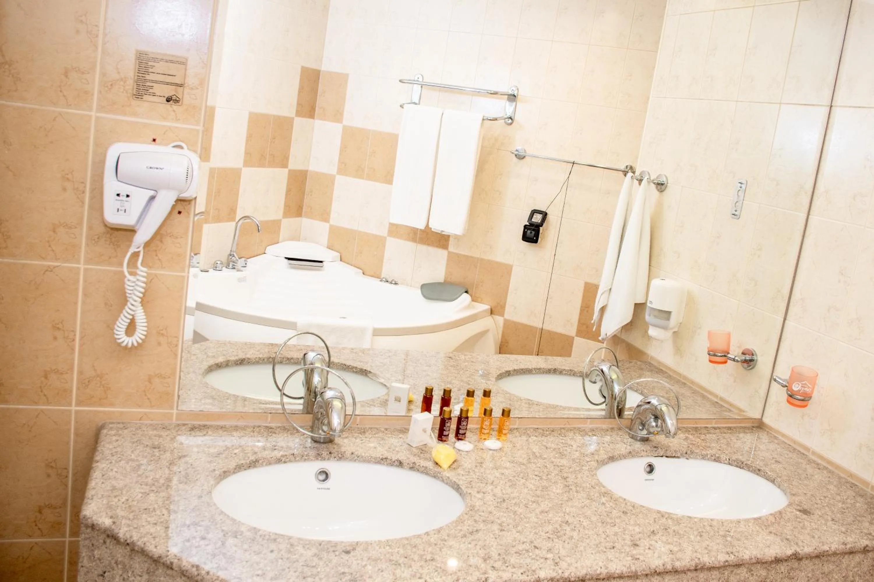 Bathroom in Hotel Orphey