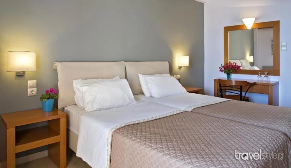 Photo of the whole room, Bed in Antikyra Beach Hotel