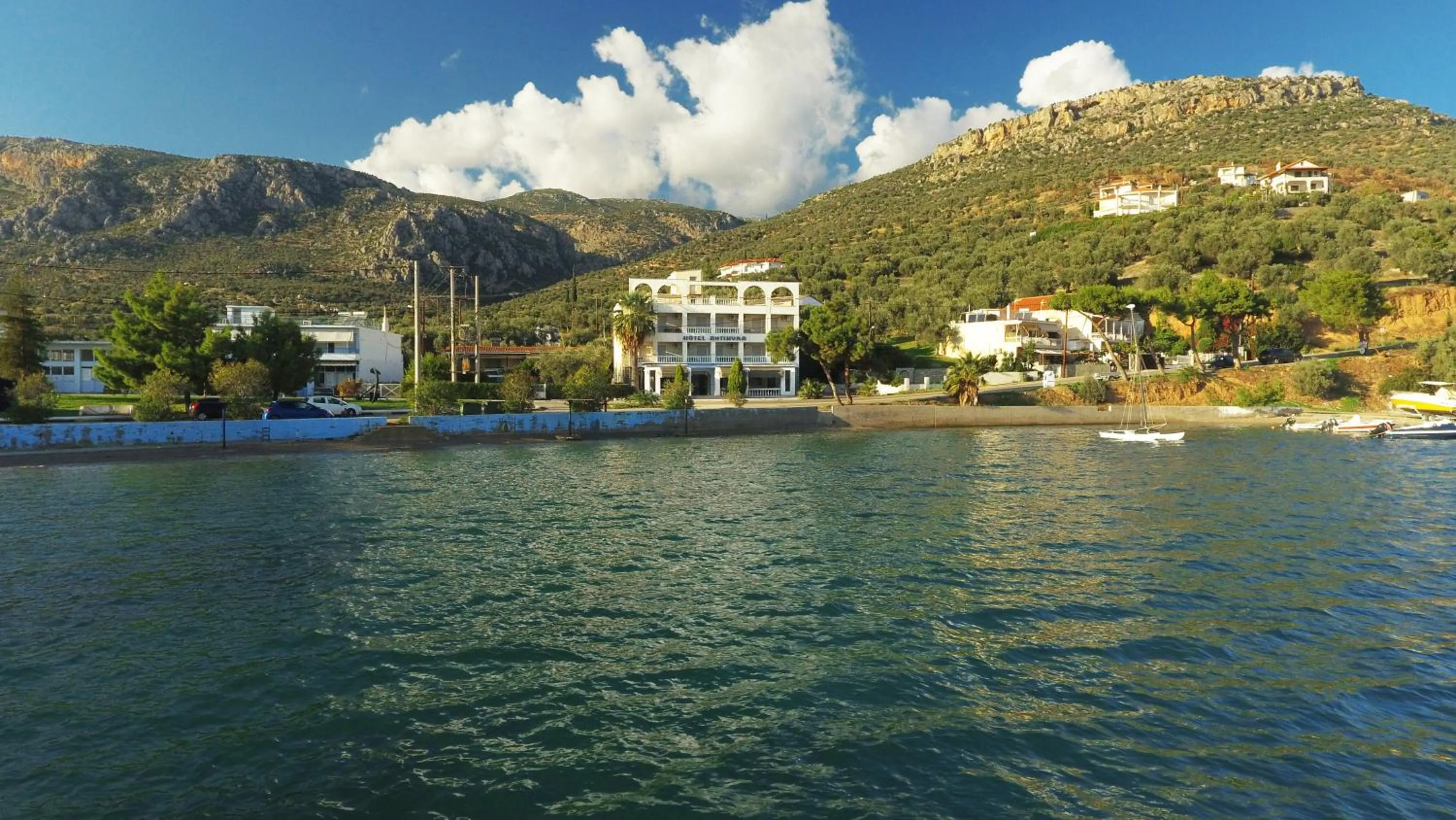 Facade/entrance in Antikyra Beach Hotel