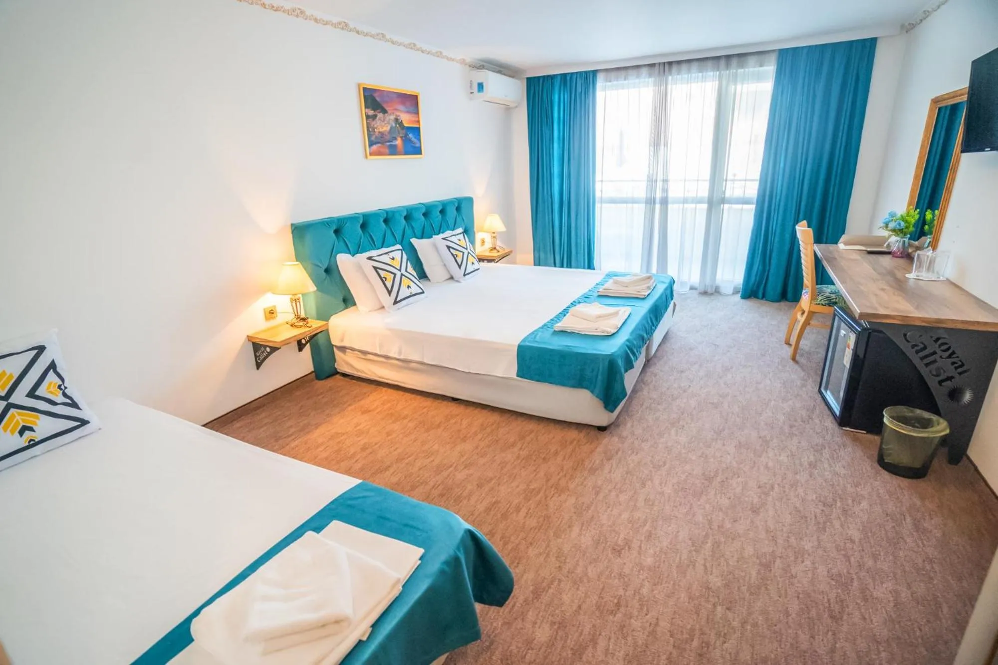 Photo of the whole room, Bed in Royal Calisto Hotel