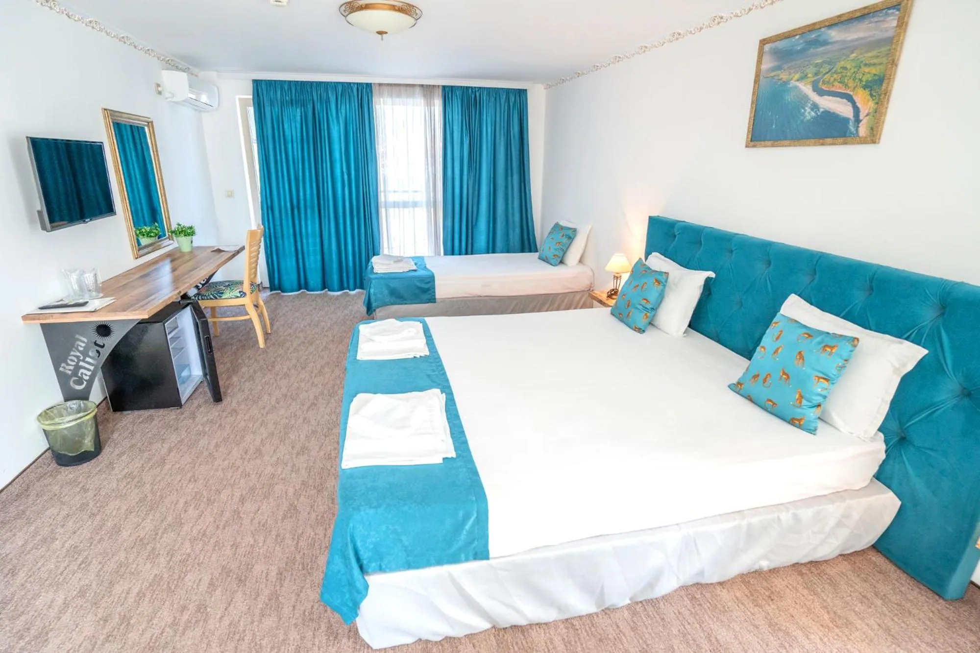 Photo of the whole room, Bed in Royal Calisto Hotel