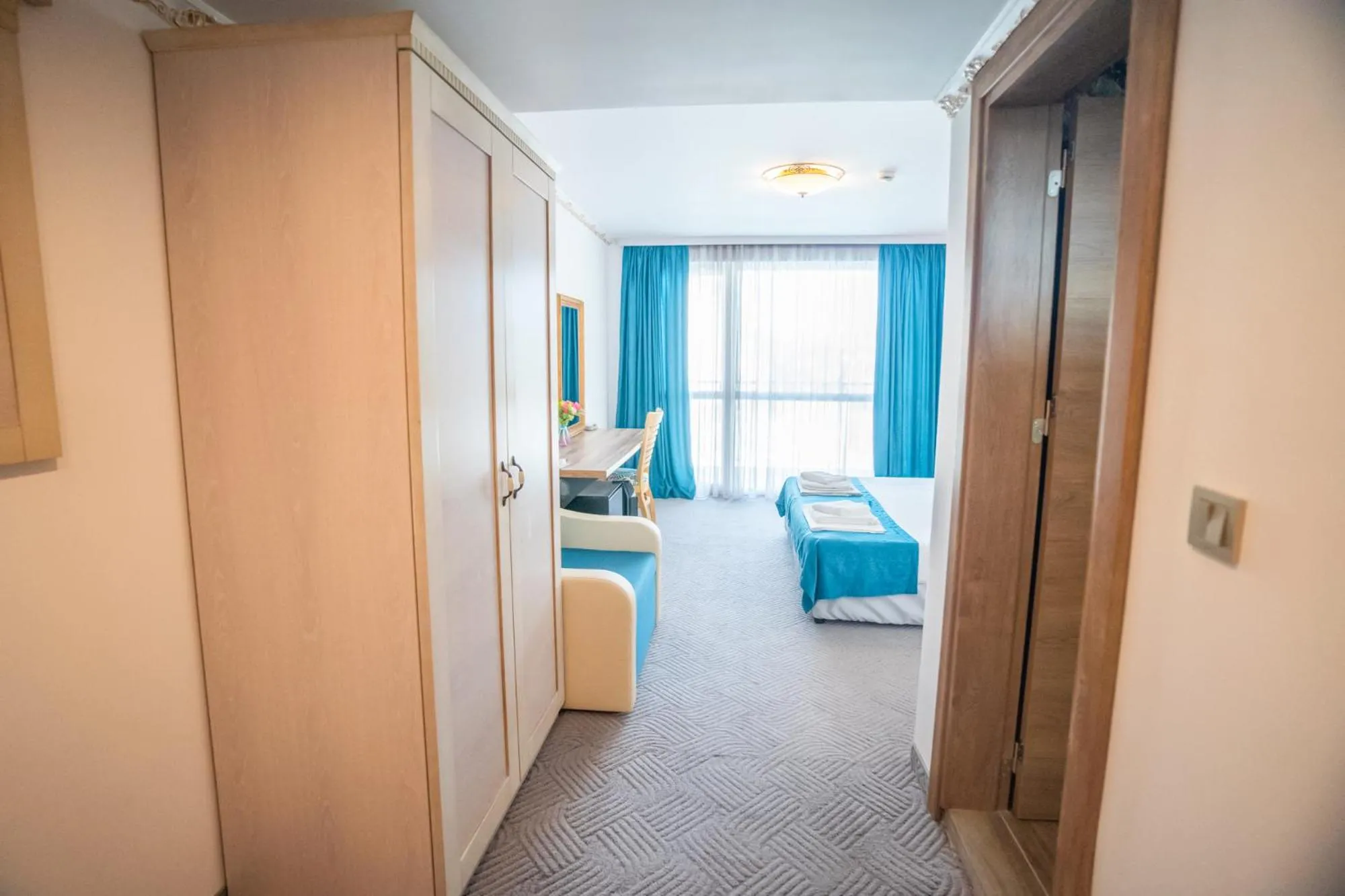 Bed in Royal Calisto Hotel