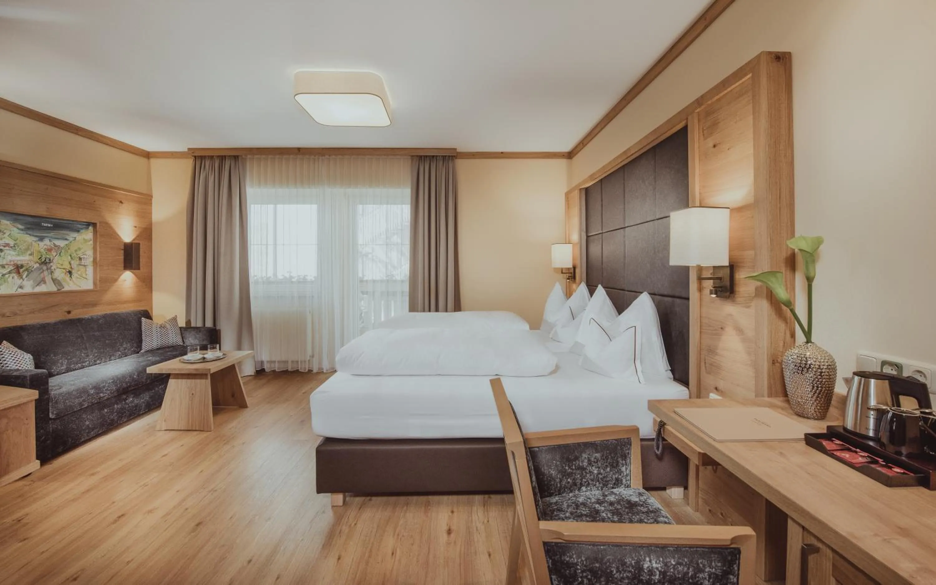 Appartement Hotel Panorama-im Bademantel direkt in die Alpentherme