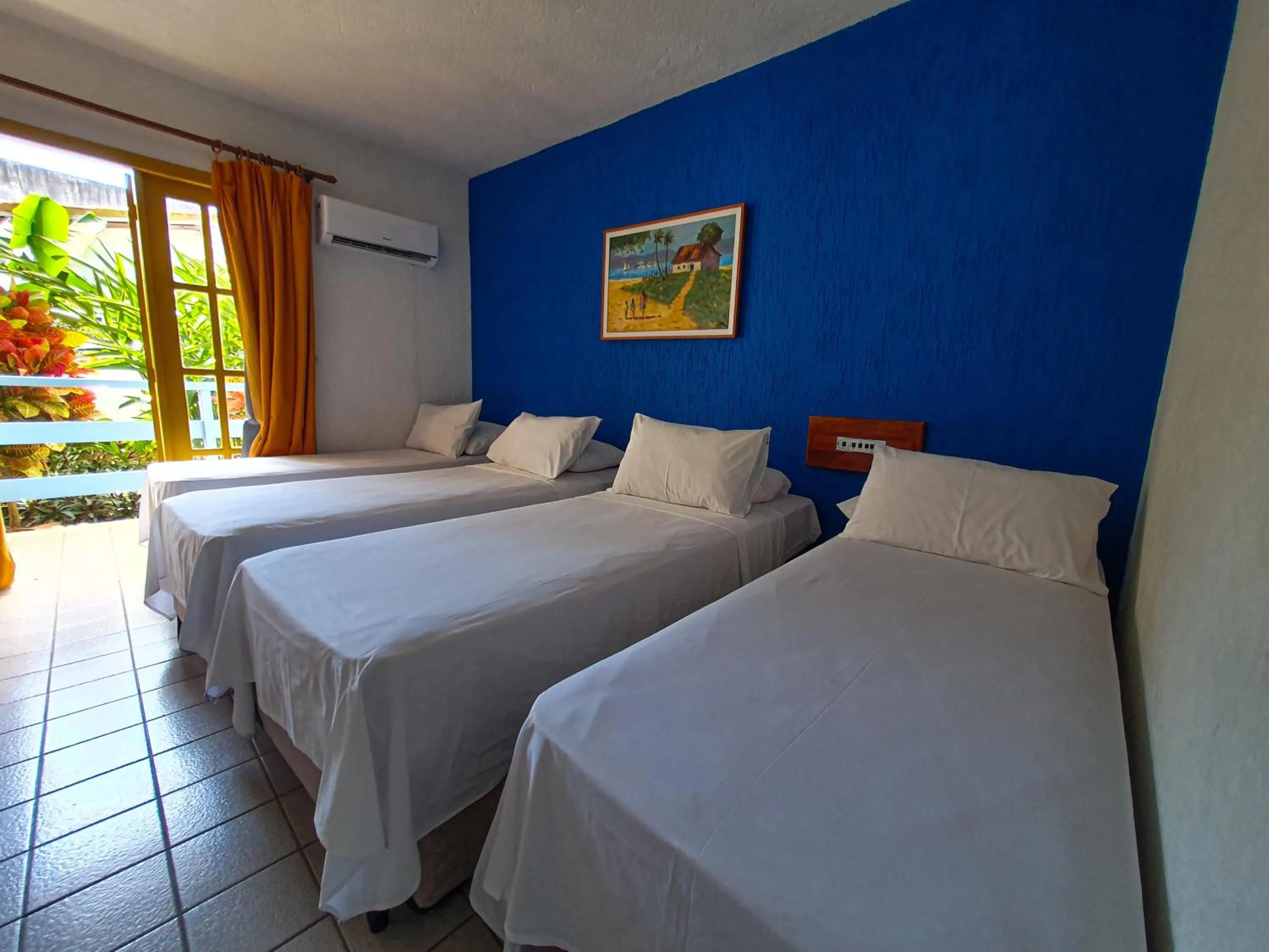 Bed in Hotel Estalagem Porto Seguro