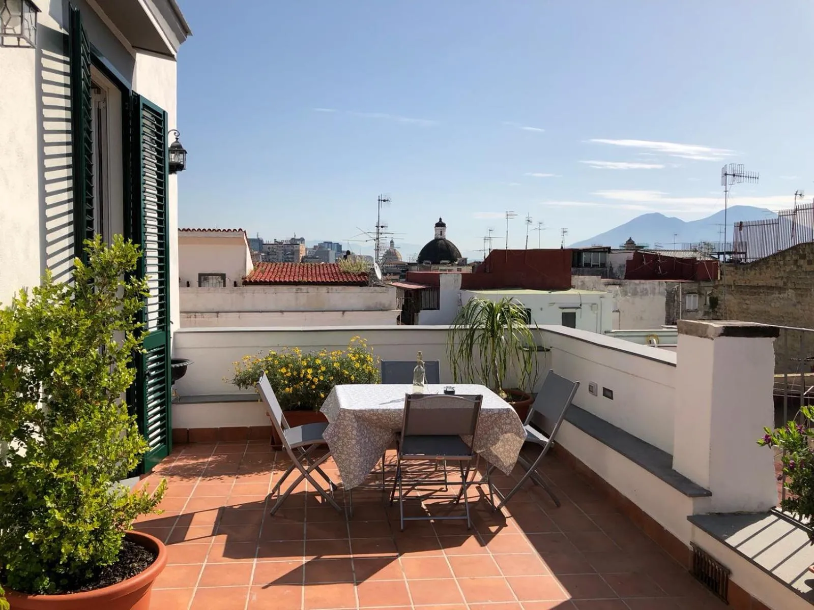 Solarium in Gregorius Diamerisma panoramic terrace