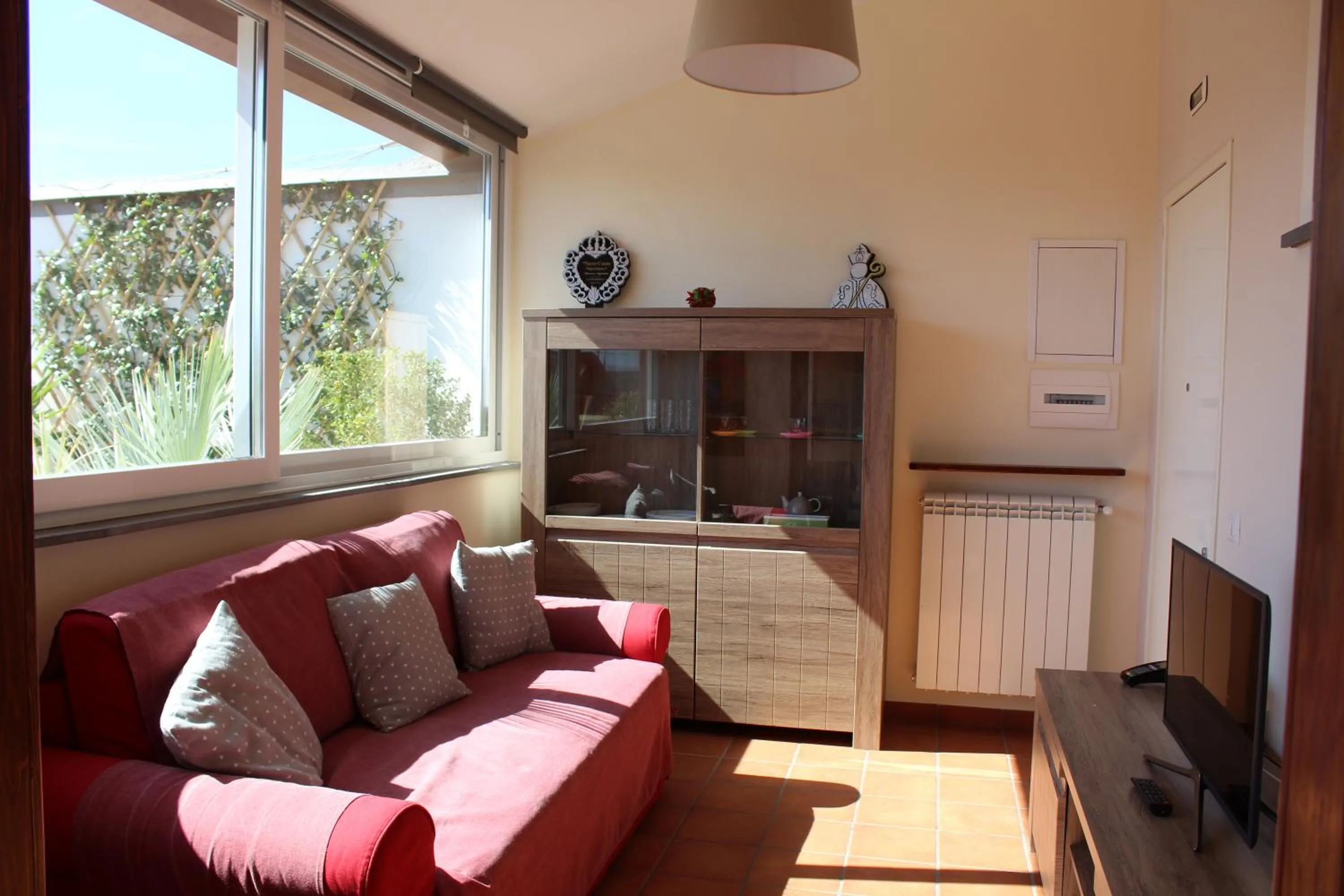 Living room in Gregorius Diamerisma panoramic terrace