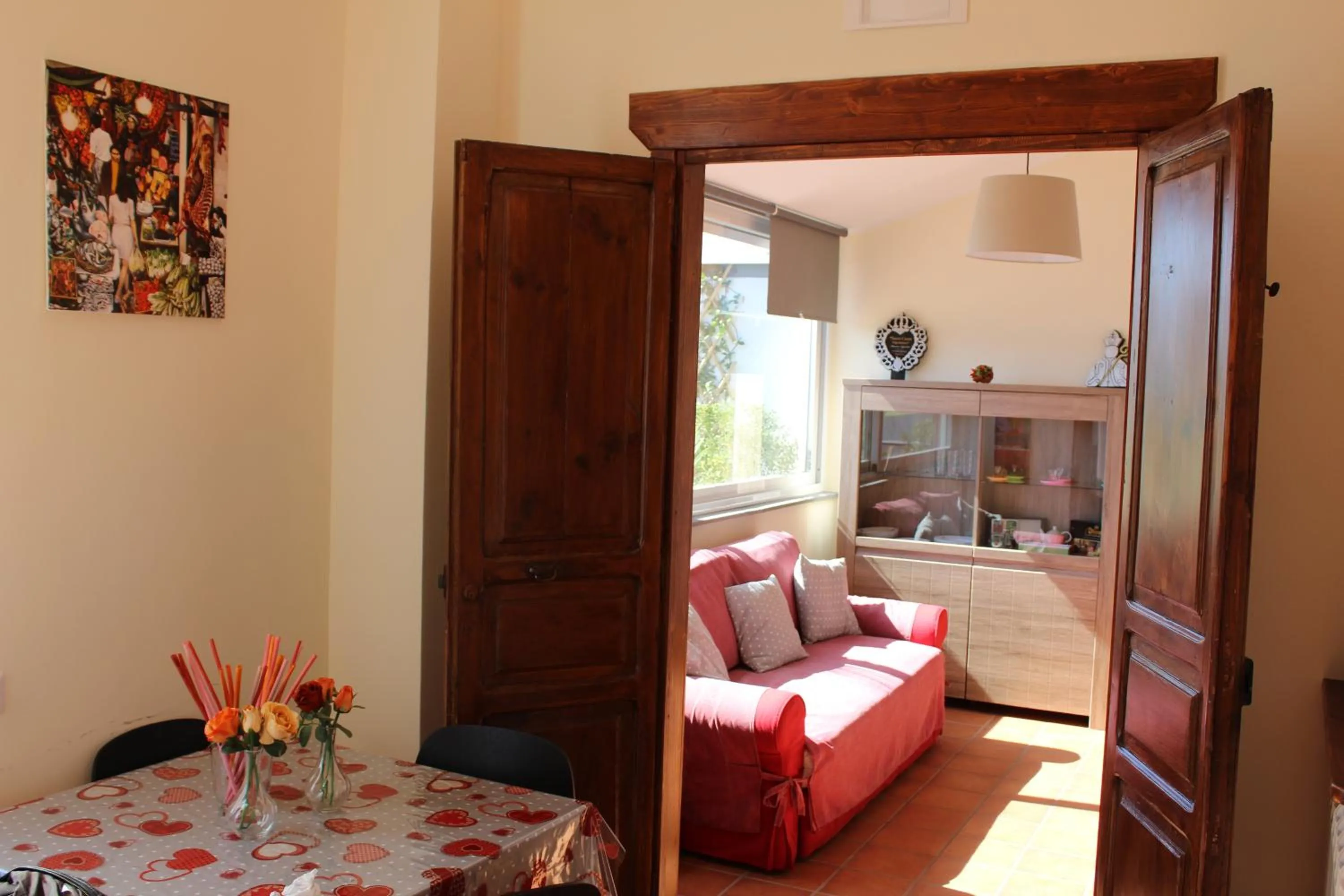 Living room in Gregorius Diamerisma panoramic terrace