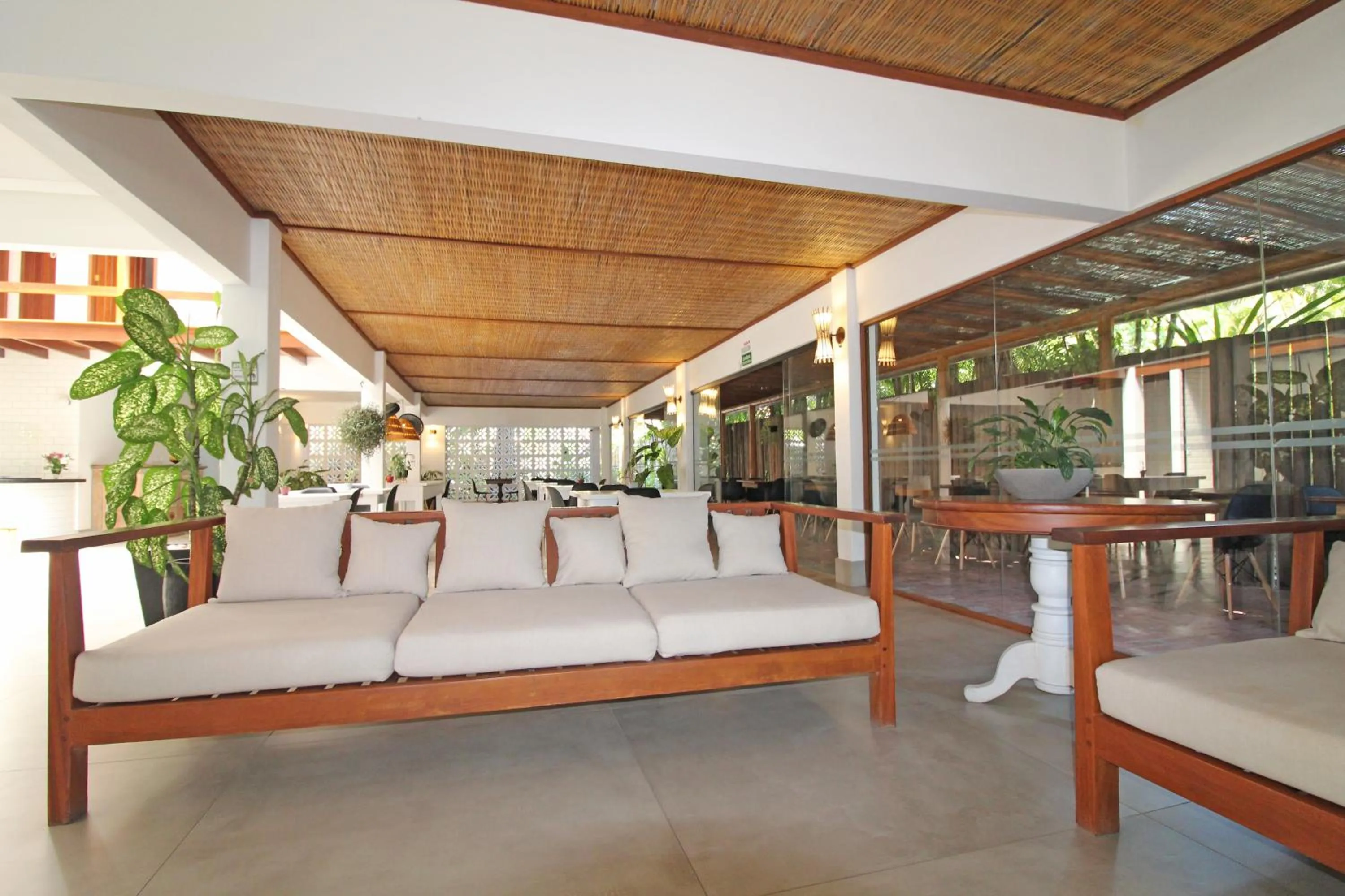 Seating area in Pousada Cheiro Verde