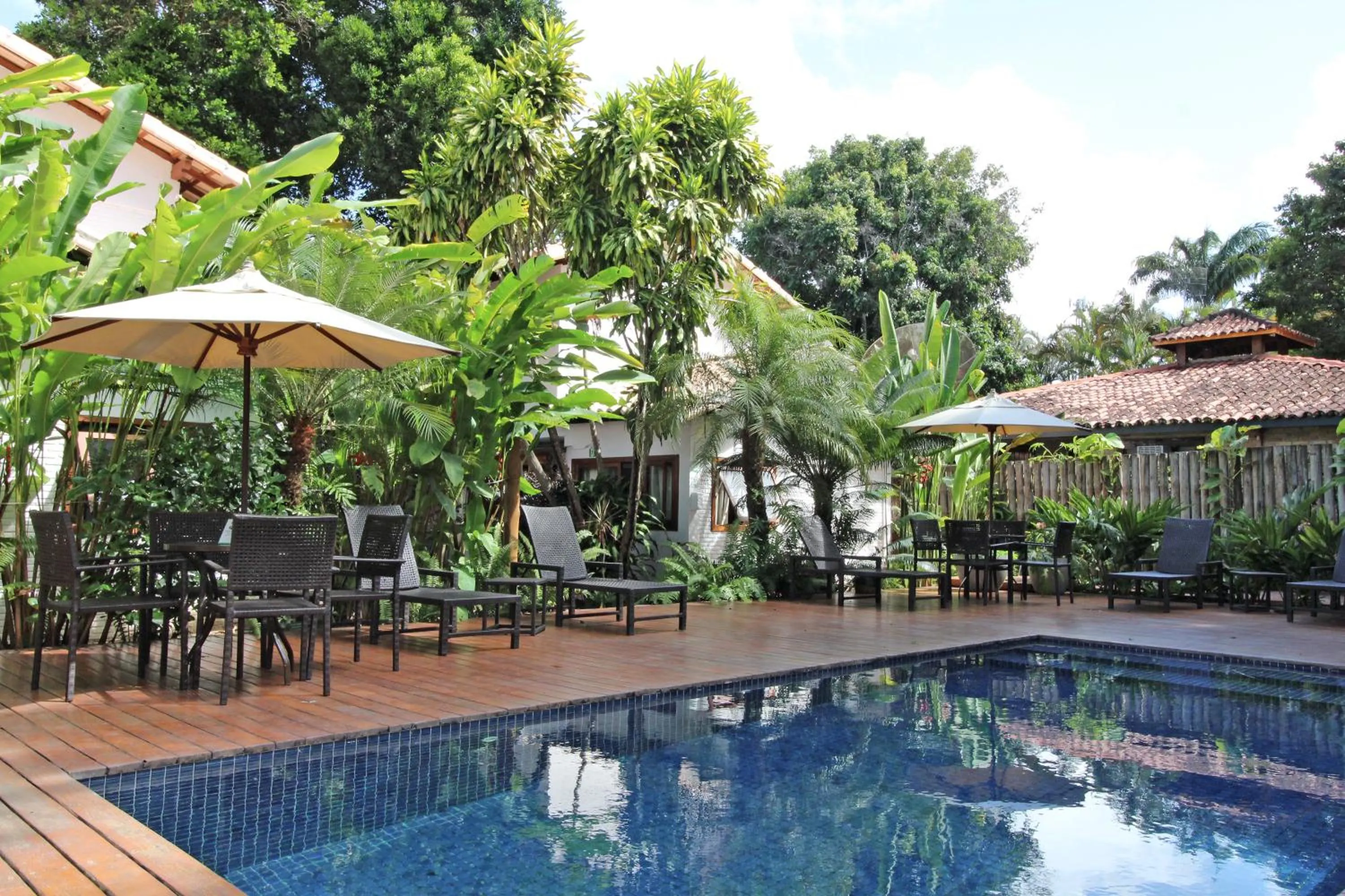 Garden in Pousada Cheiro Verde