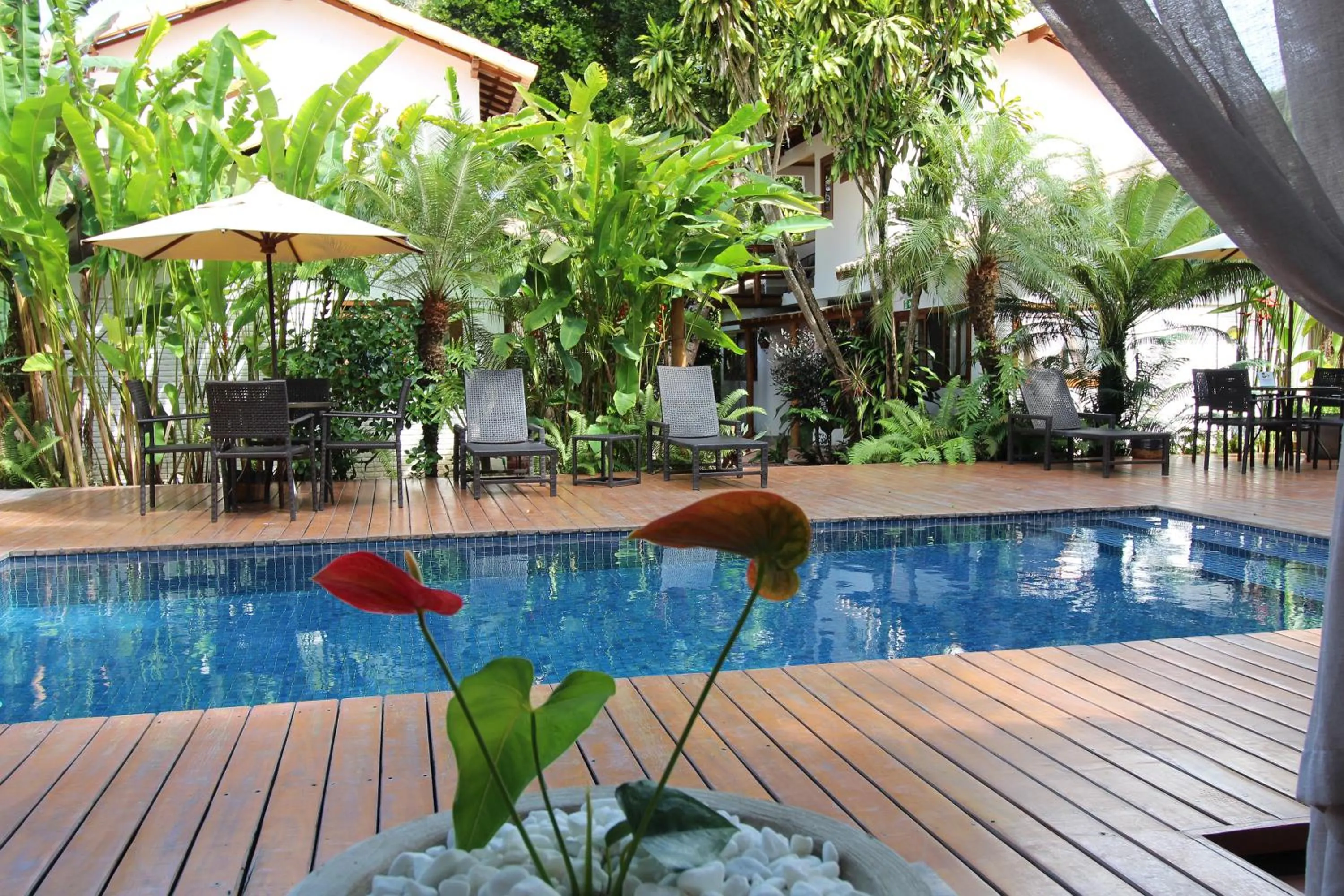 Swimming pool in Pousada Cheiro Verde