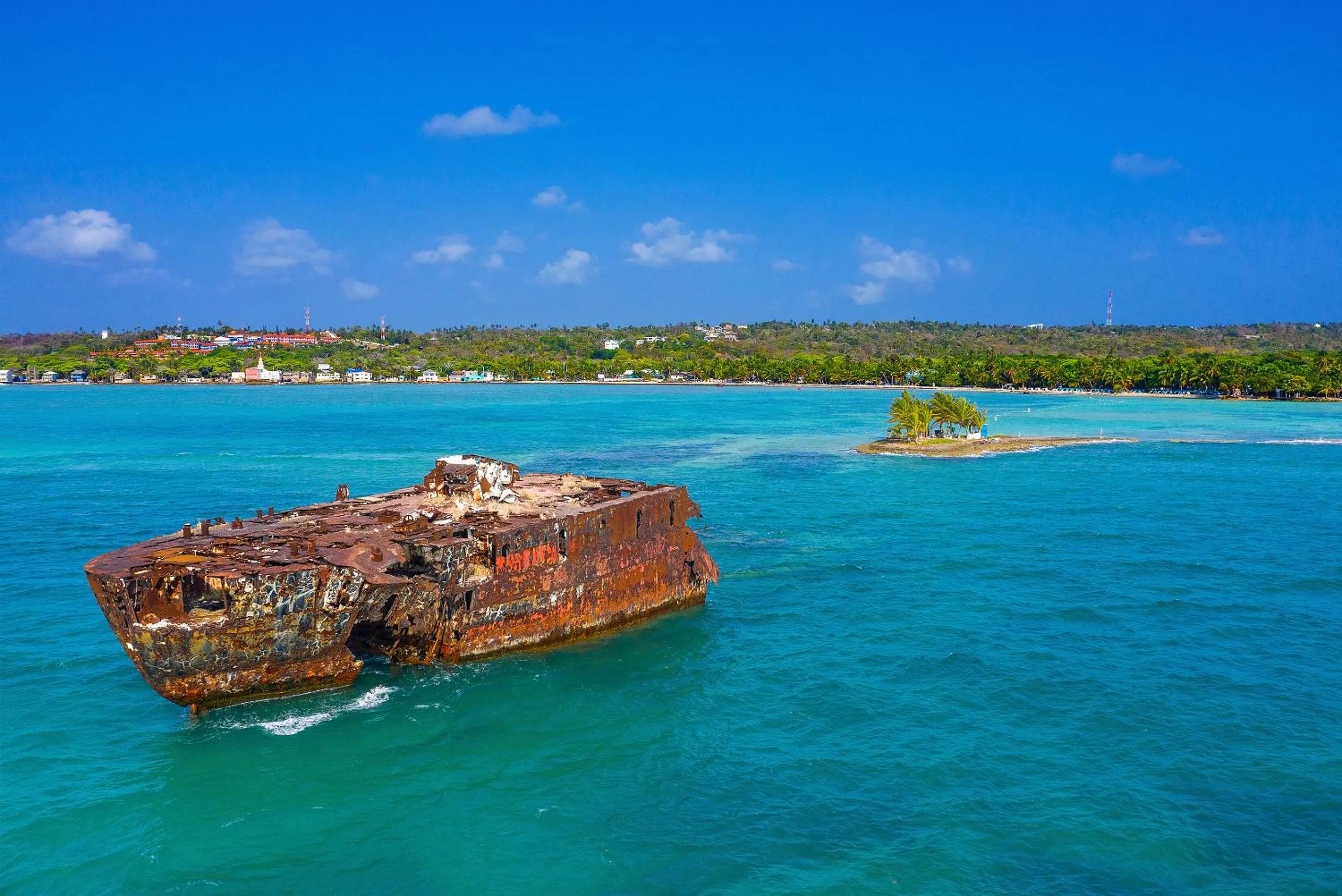 Natural landscape in Sol Caribe Sea Flower