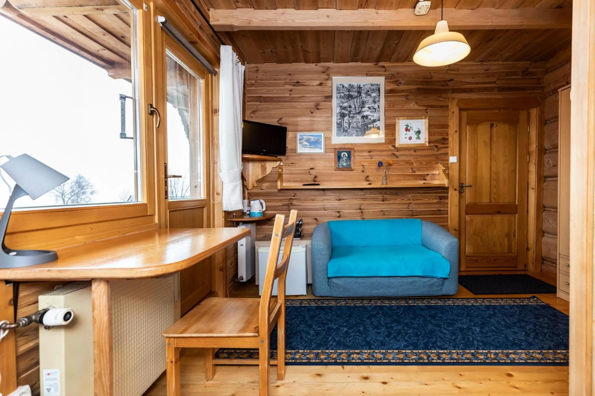 Seating area in Willa Koisowka