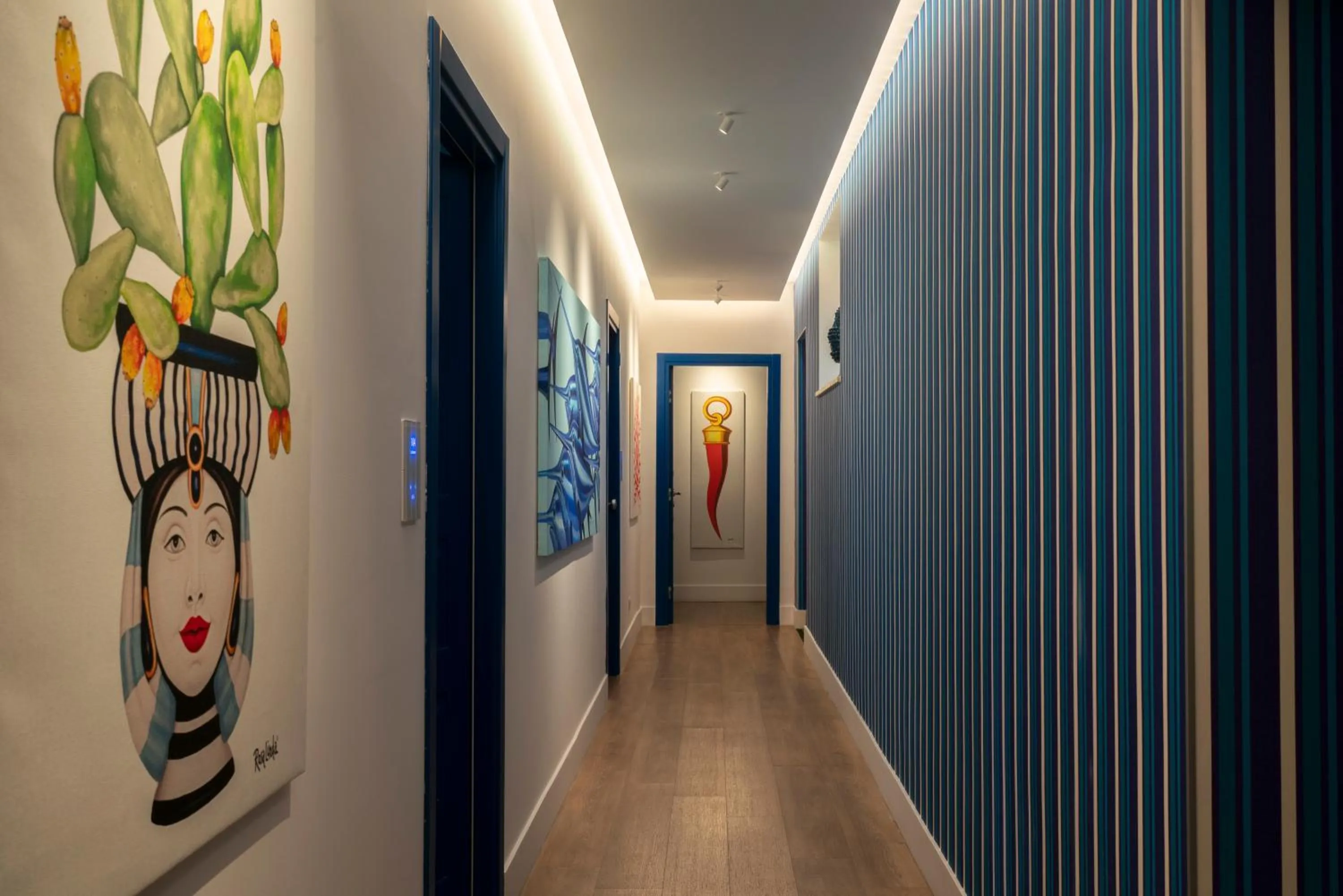 Decorative detail in Relais Palazzo del Barone