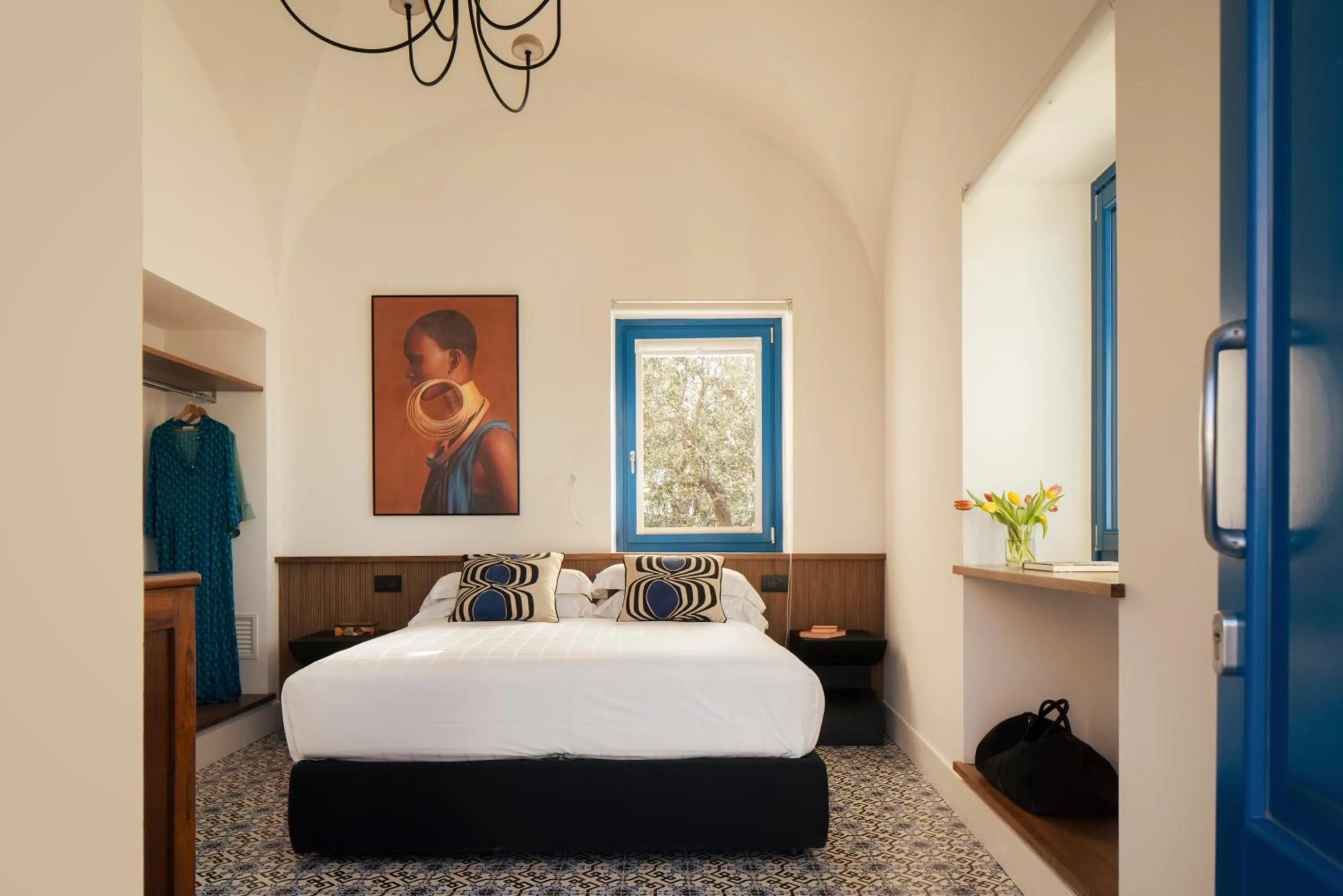 Bed in Relais Palazzo del Barone