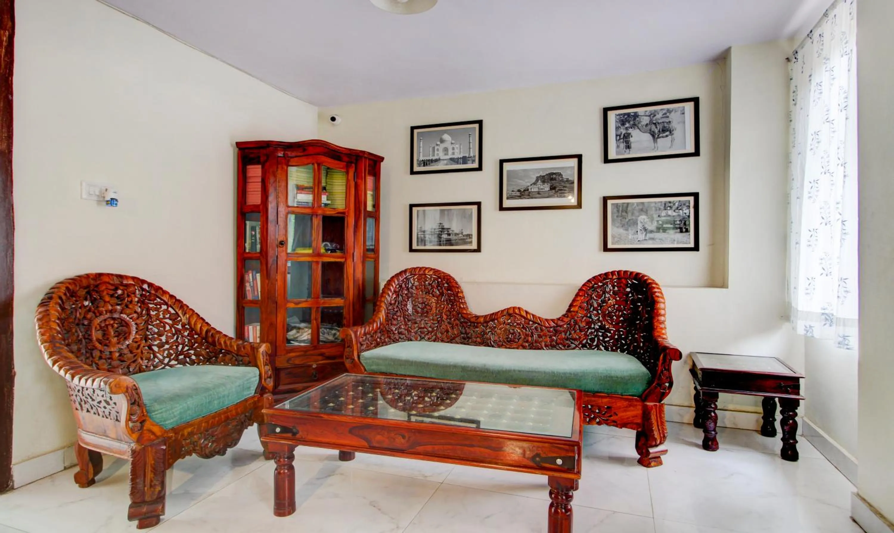 Seating area in Gumaan Auberge