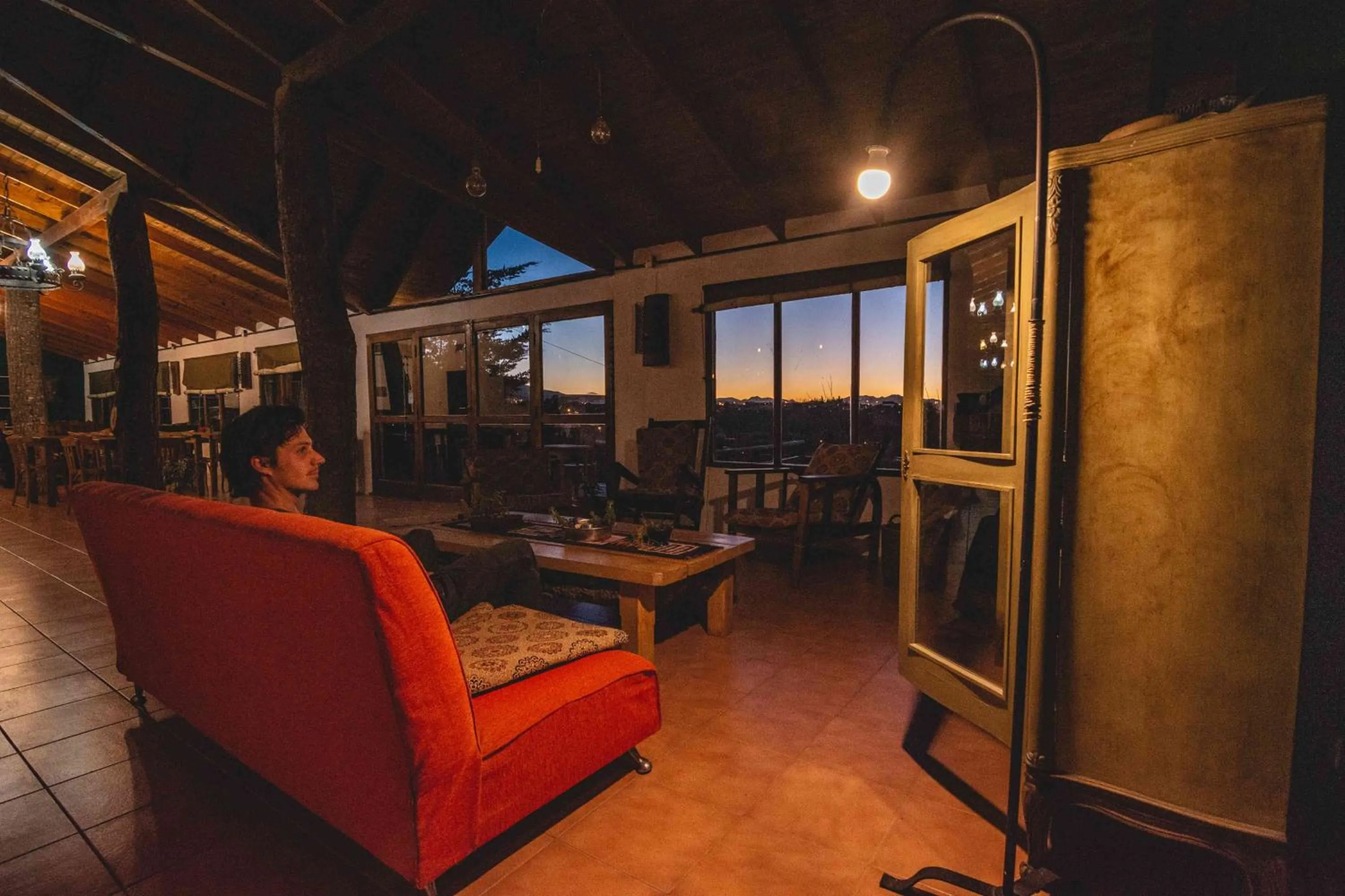 Living room in Bla Lodge