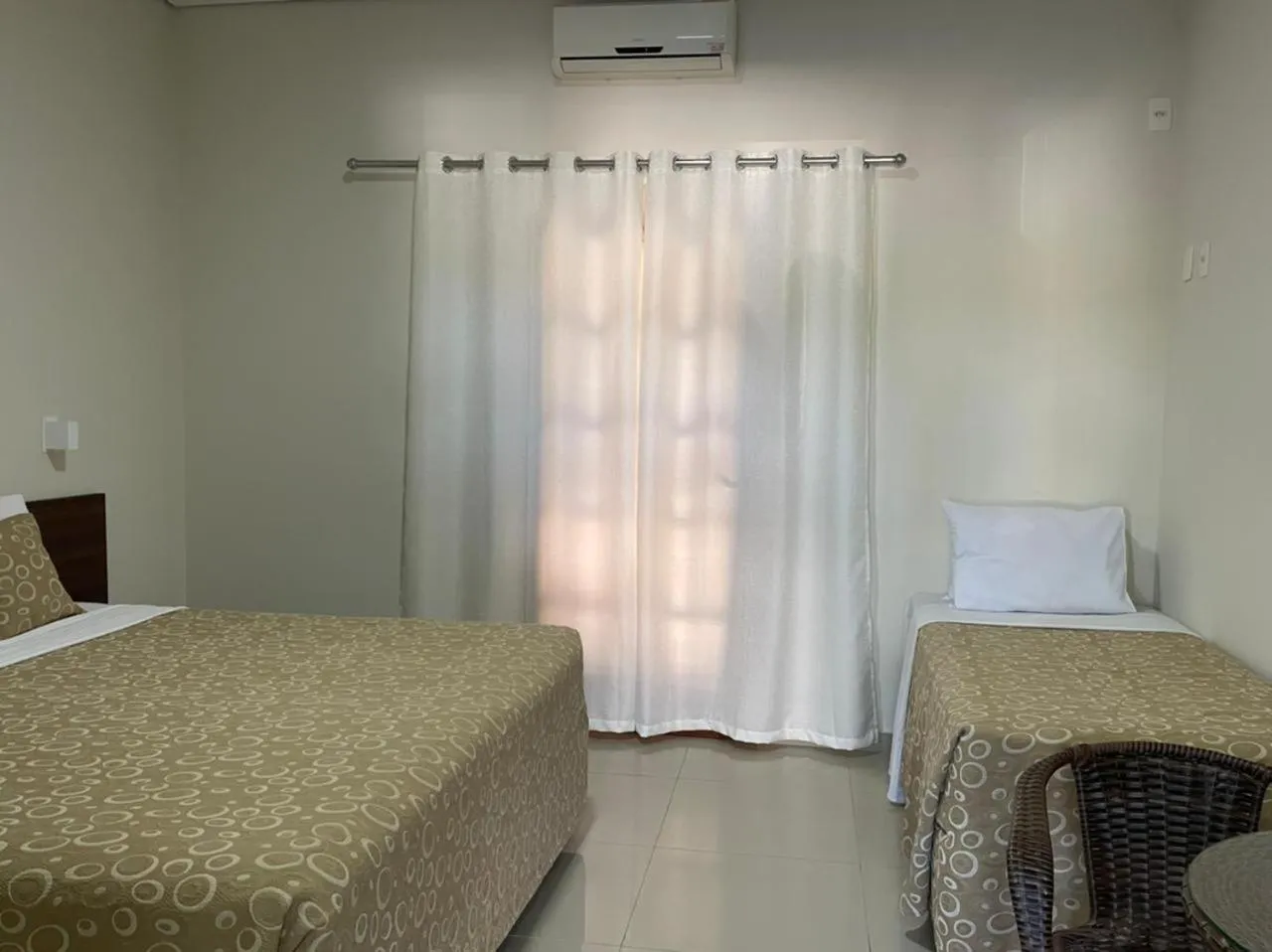 Bed in IPÊ PARK Convention Hotel