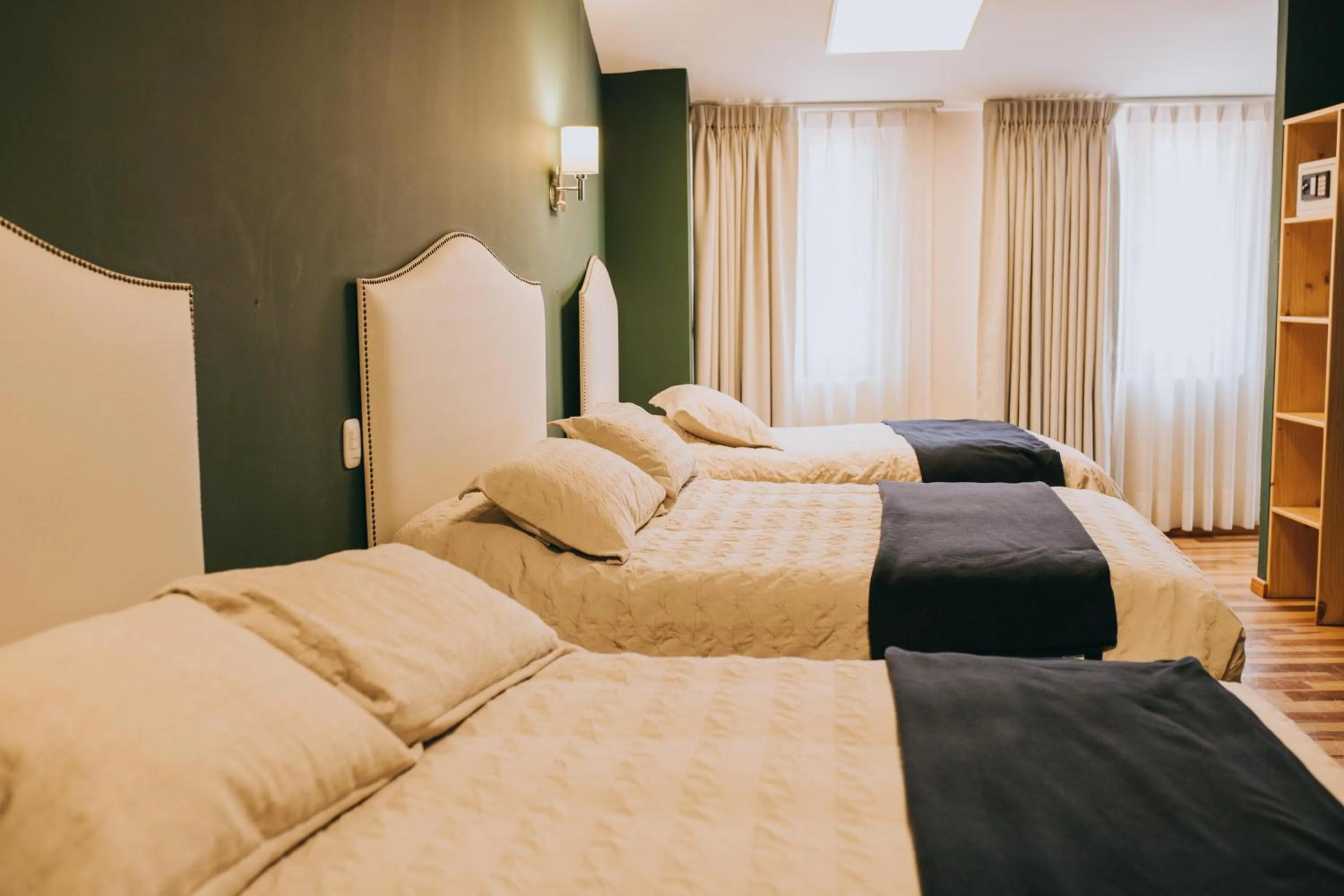 Bed in Anden Inca Hotel