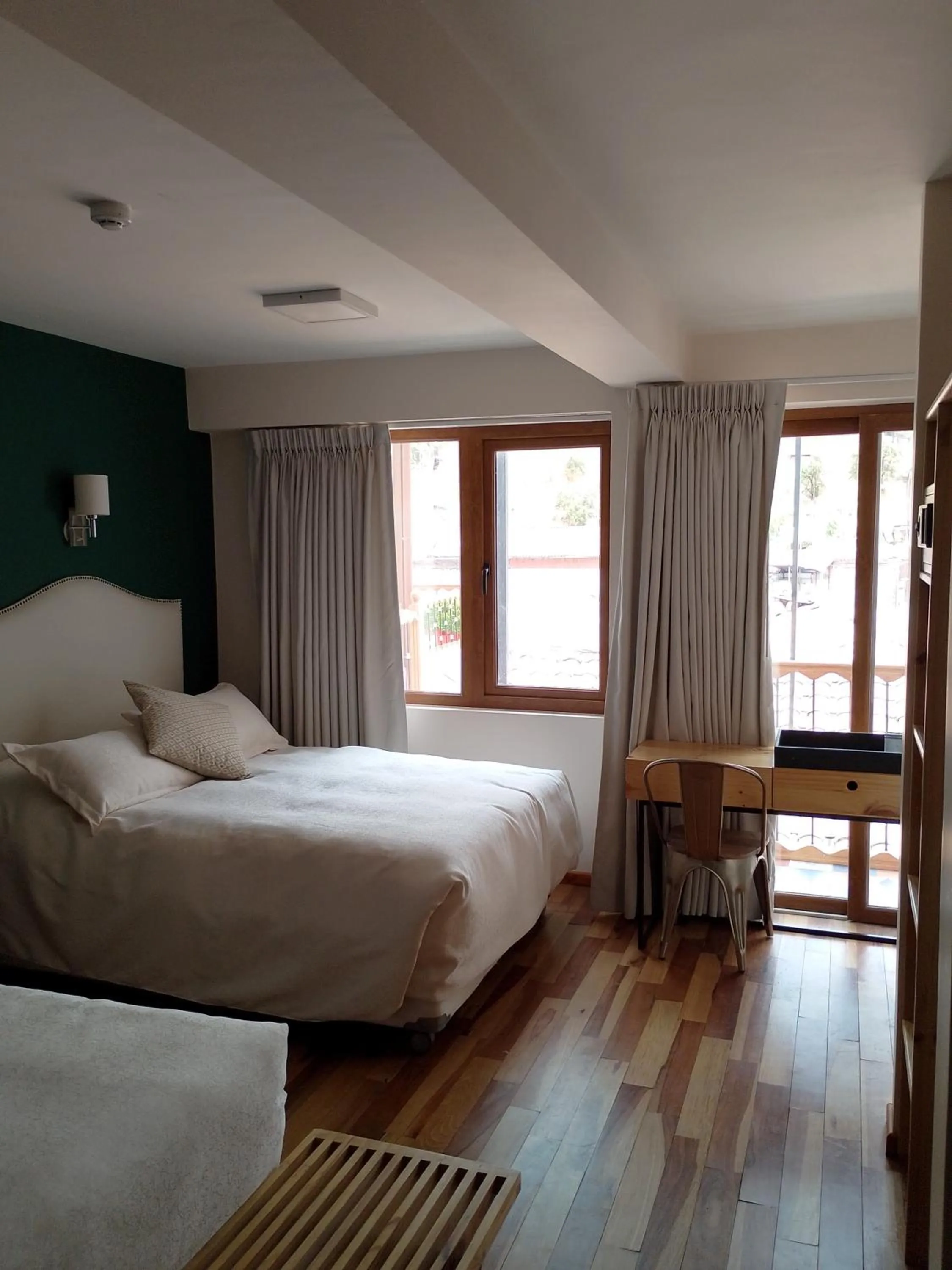 Bed in Anden Inca Hotel