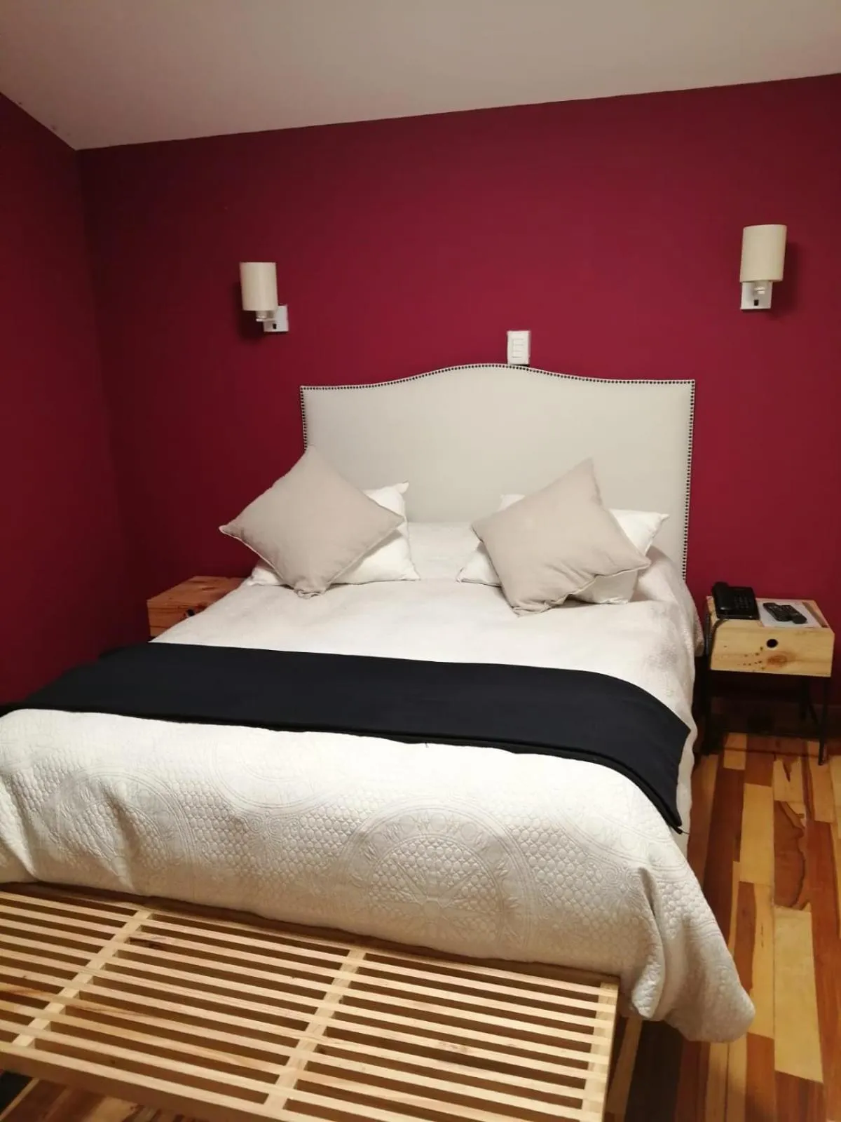 Bed in Anden Inca Hotel