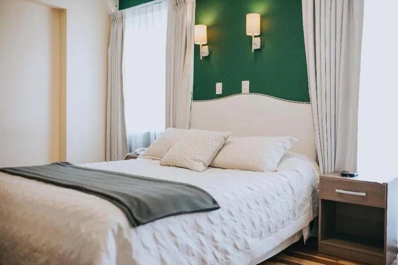 Bed in Anden Inca Hotel