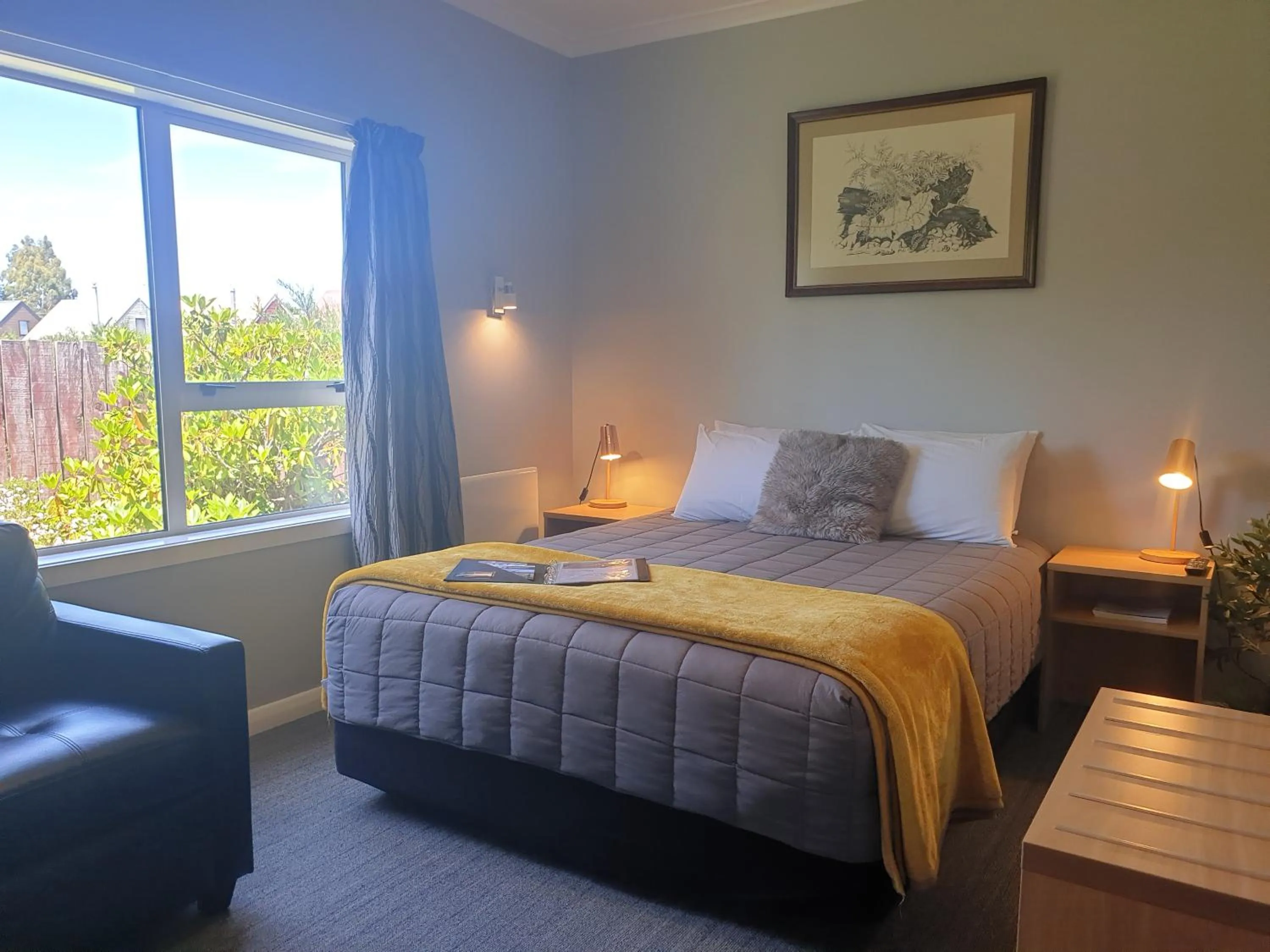 Bed in Plateau Lodge