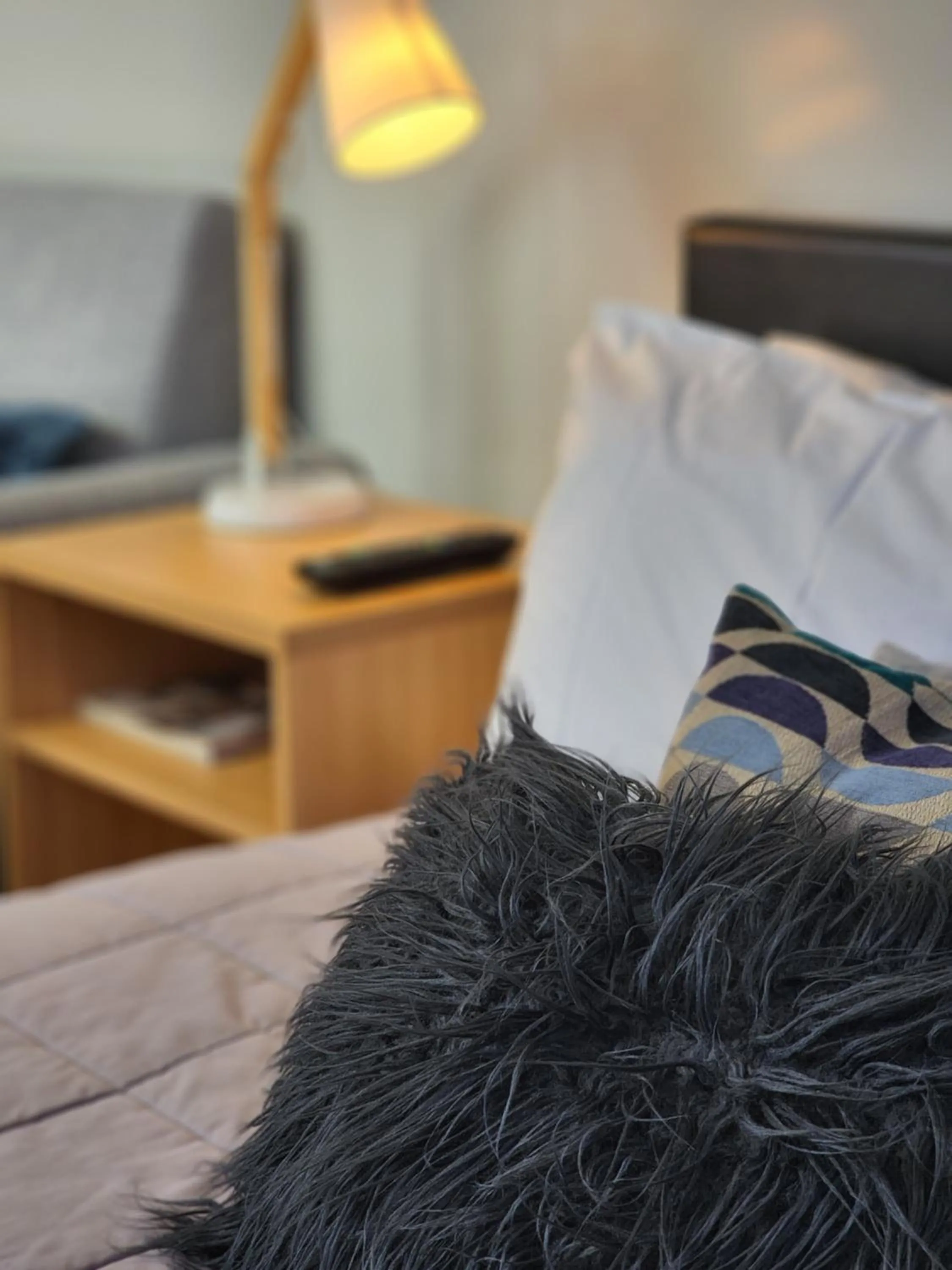 Bed in Plateau Lodge