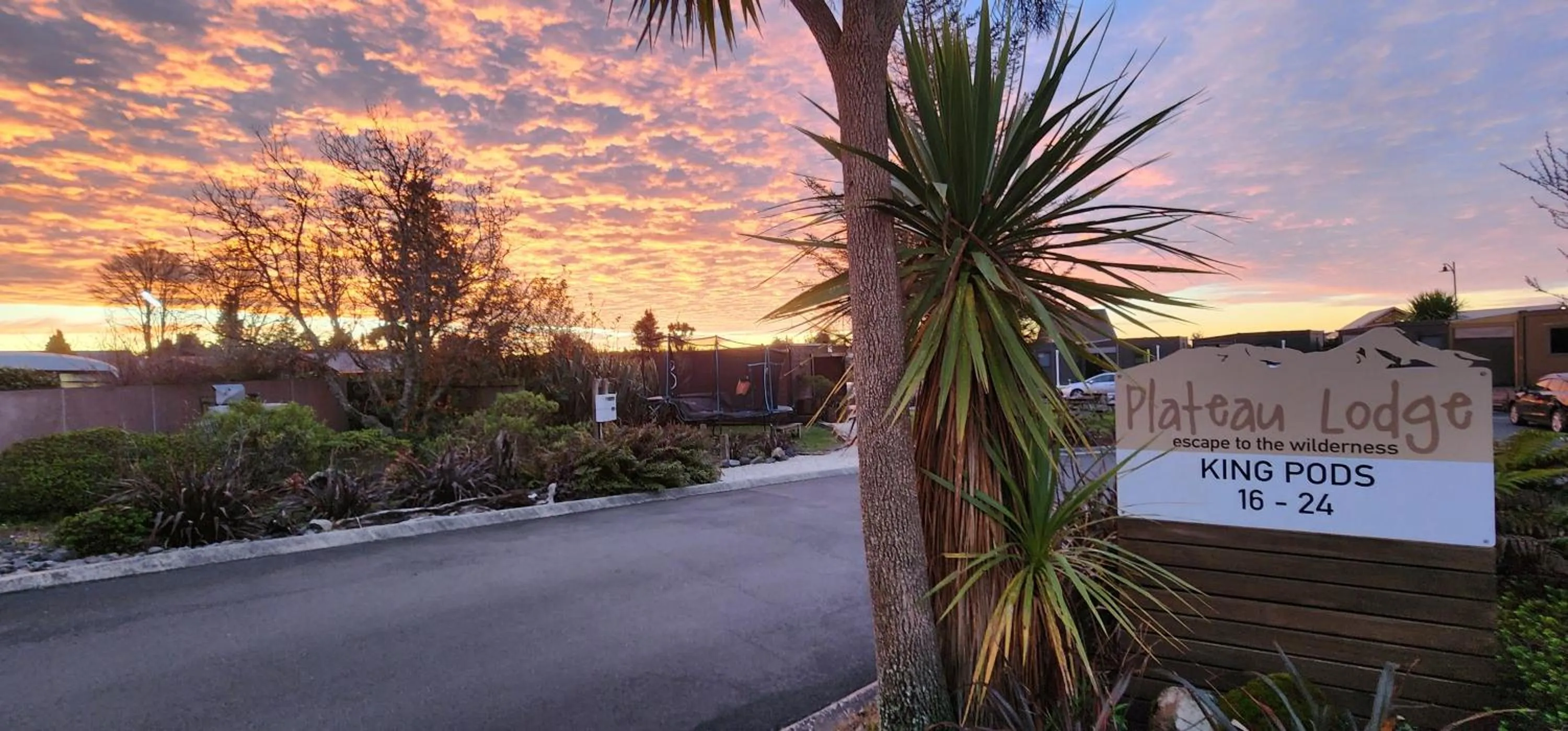 Sunset in Plateau Lodge