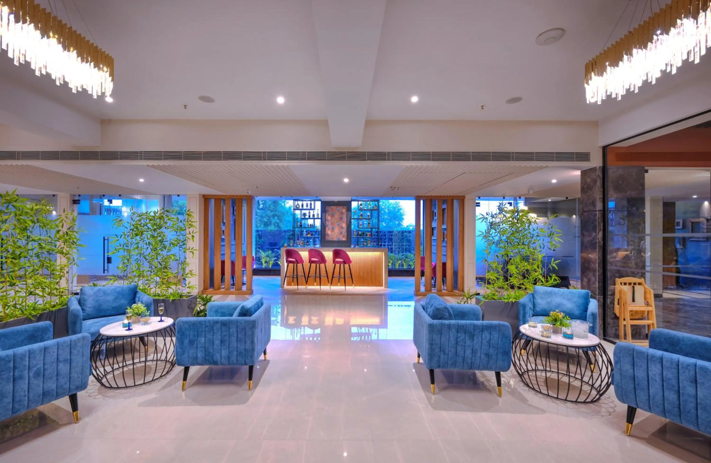 Seating area in Royale Sarovar Portico Agra