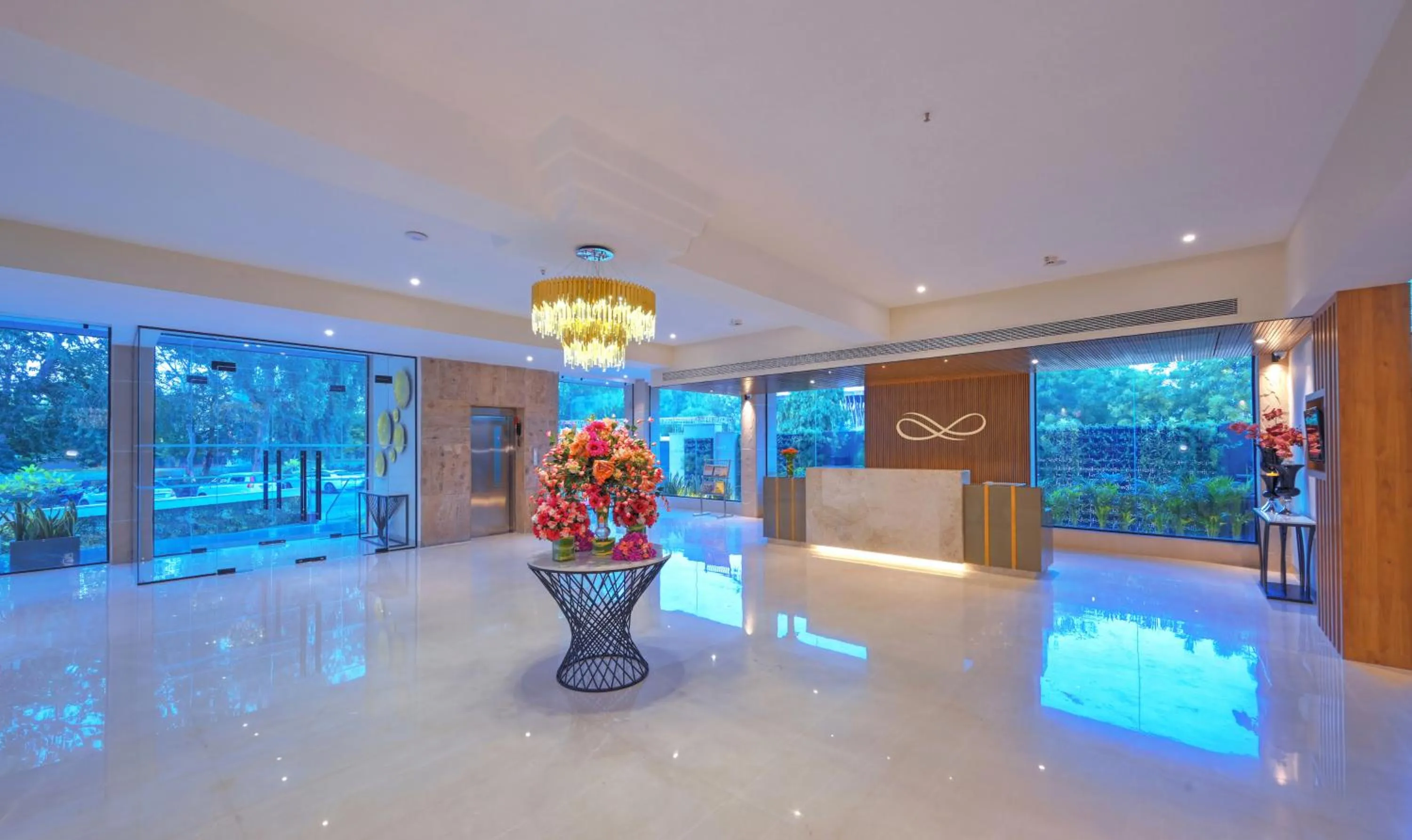 Lobby or reception in Royale Sarovar Portico Agra