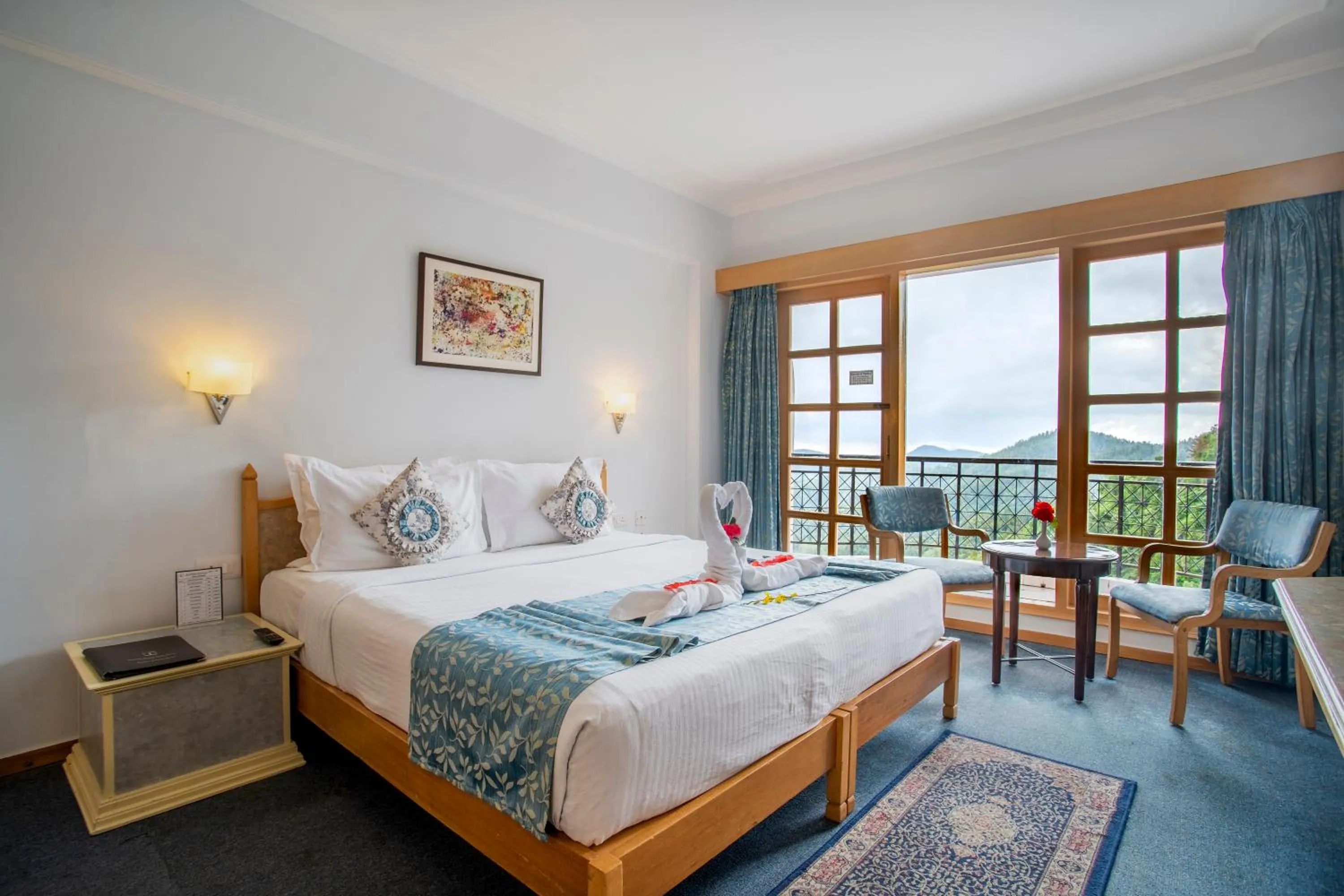 Photo of the whole room, Bed in Toshali Royal View ,S H I M L A