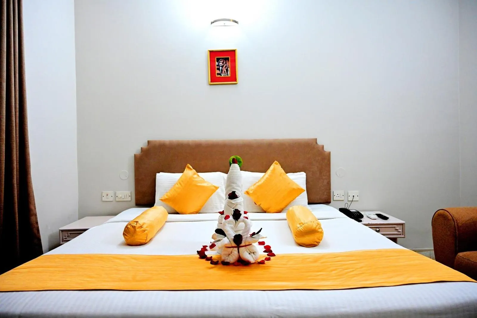 Bed in Toshali Sands Puri