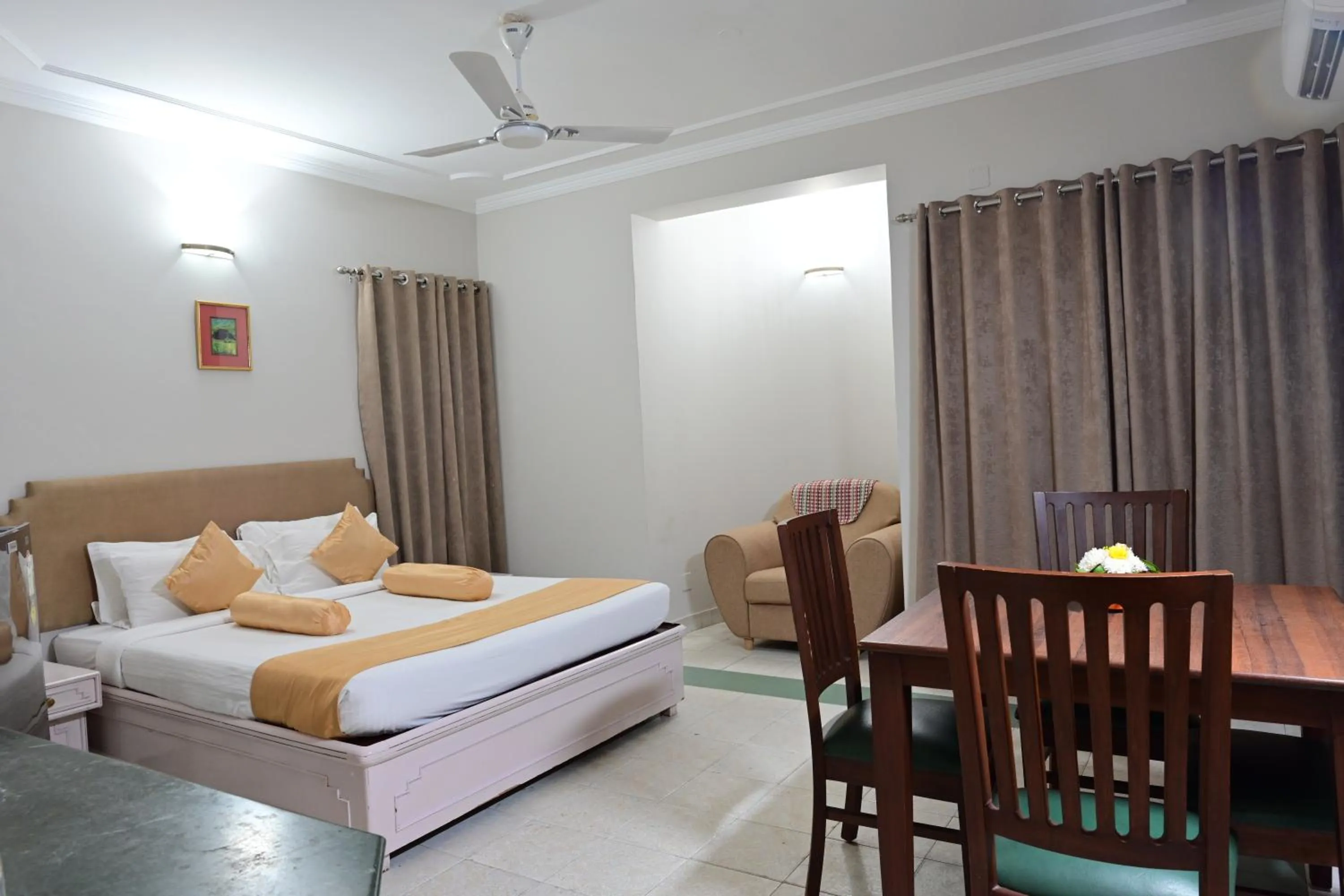 Bed in Toshali Sands Puri