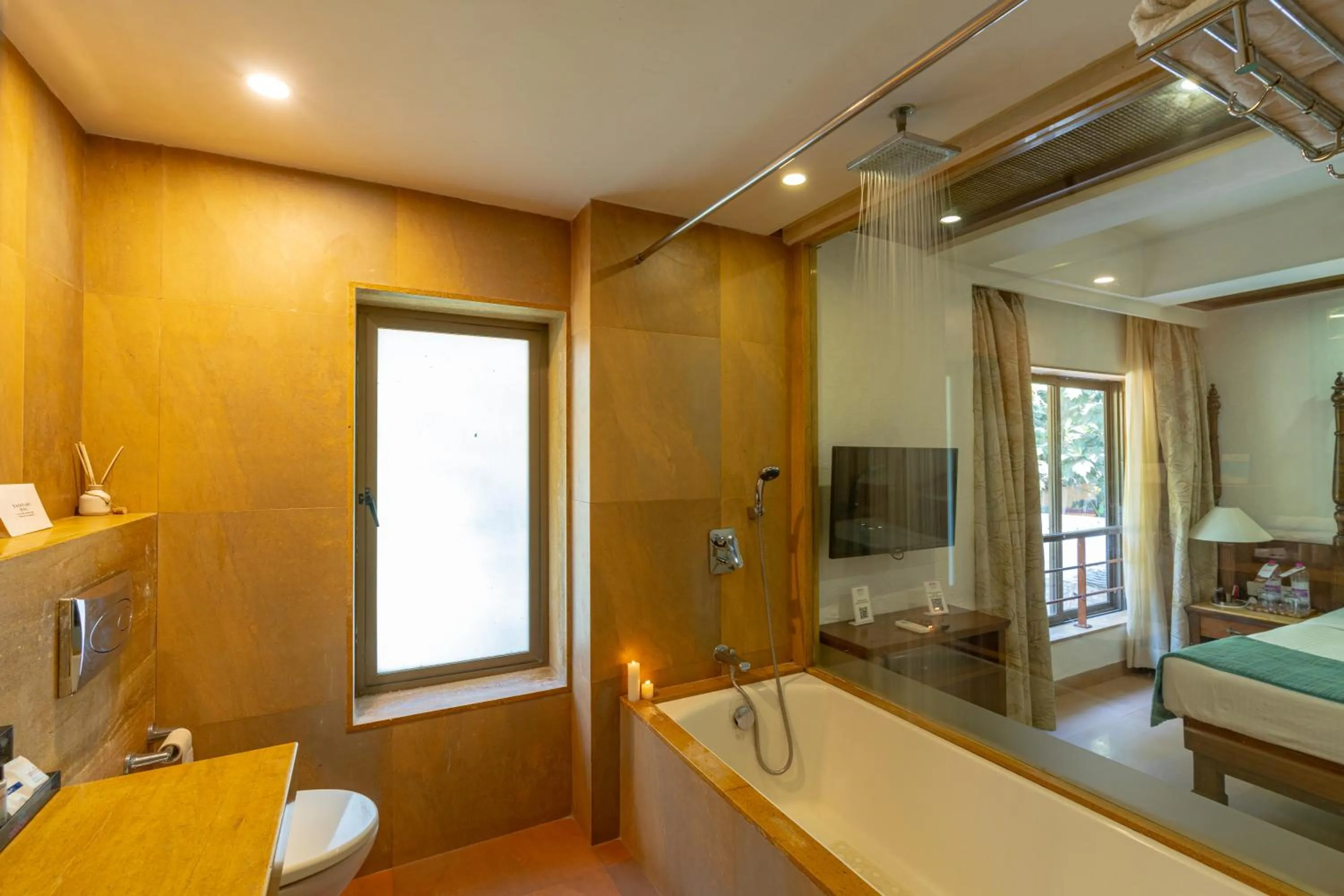 Bath, Bed in Adamo The Bellus Calangute