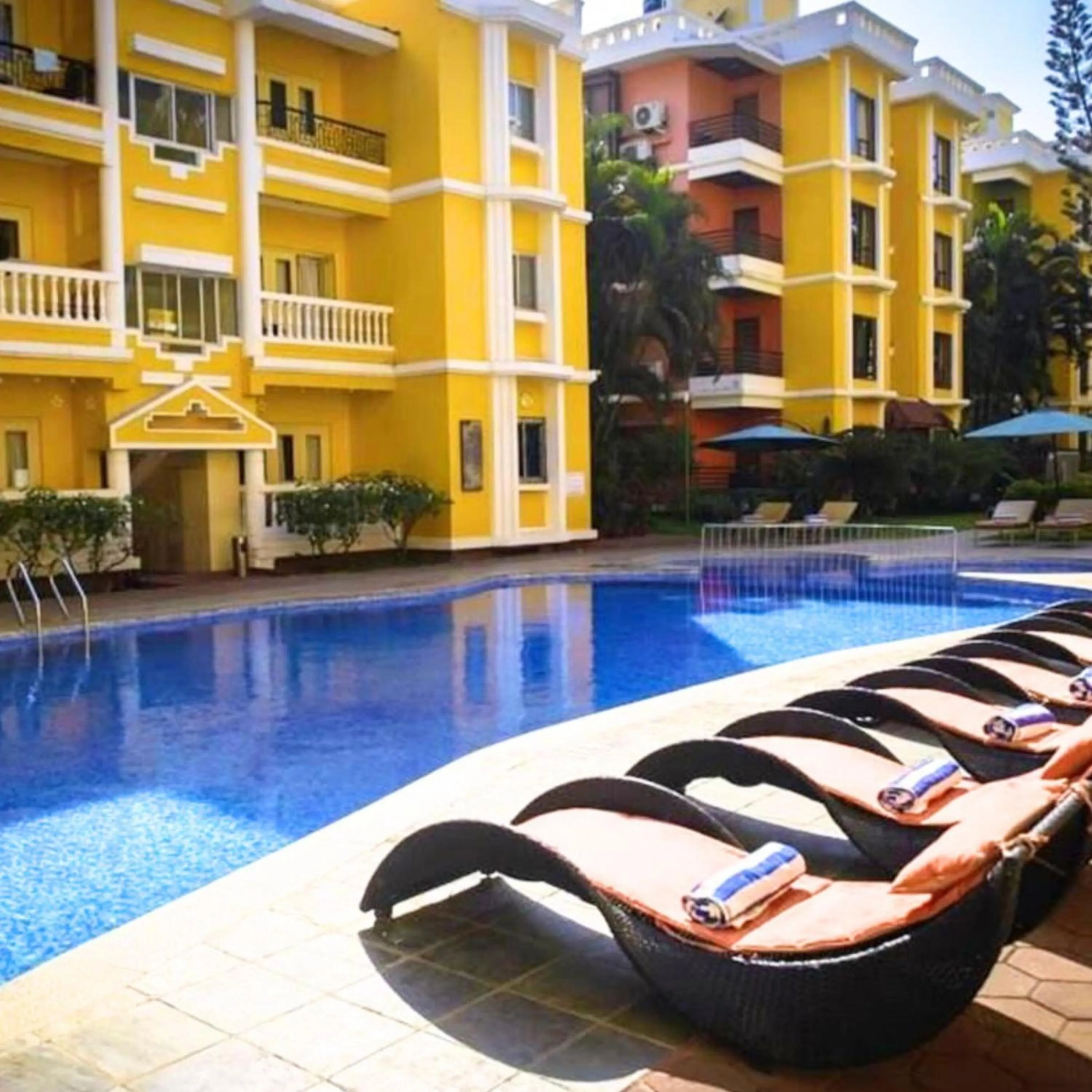 Swimming pool in Adamo The Bellus Calangute