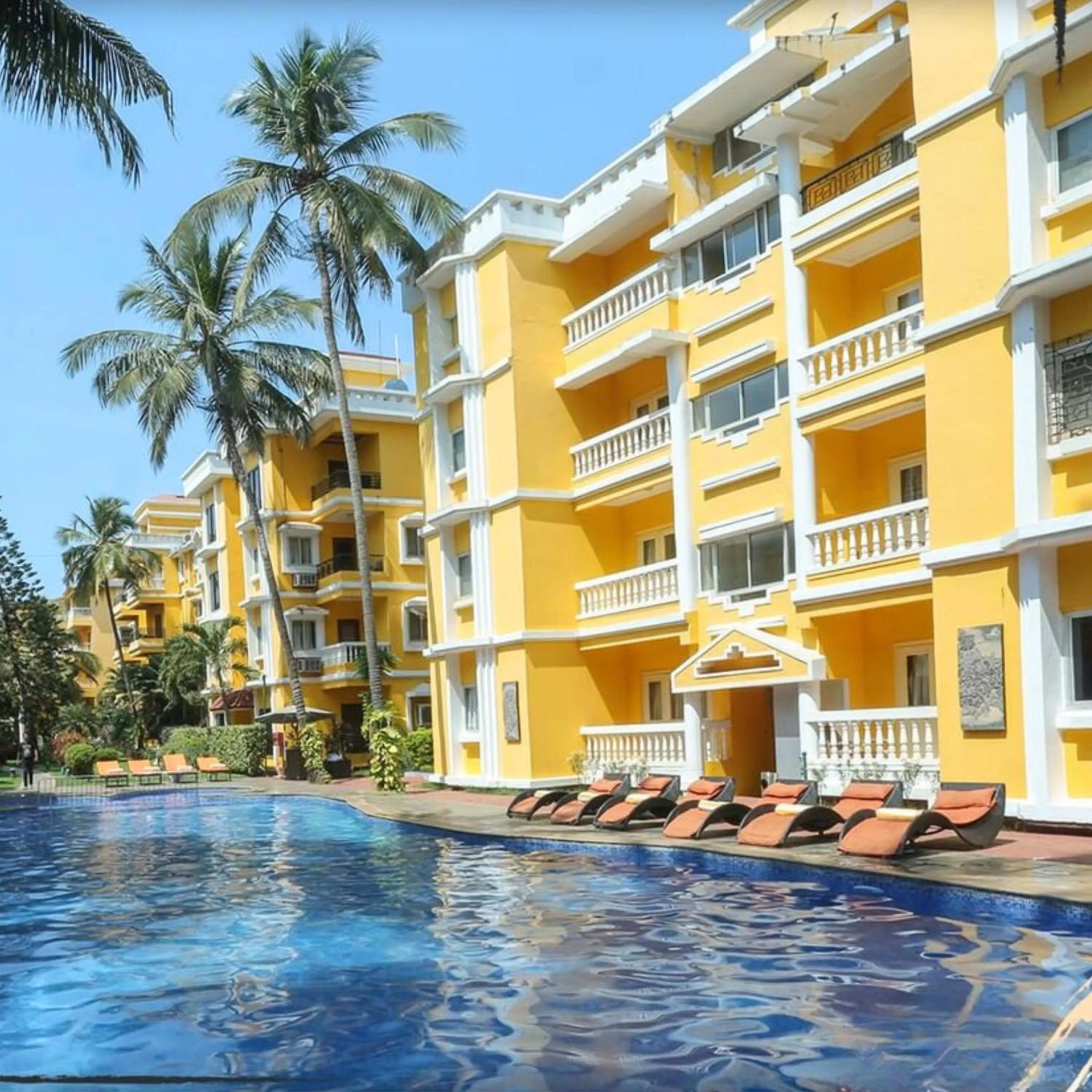 Swimming pool in Adamo The Bellus Calangute