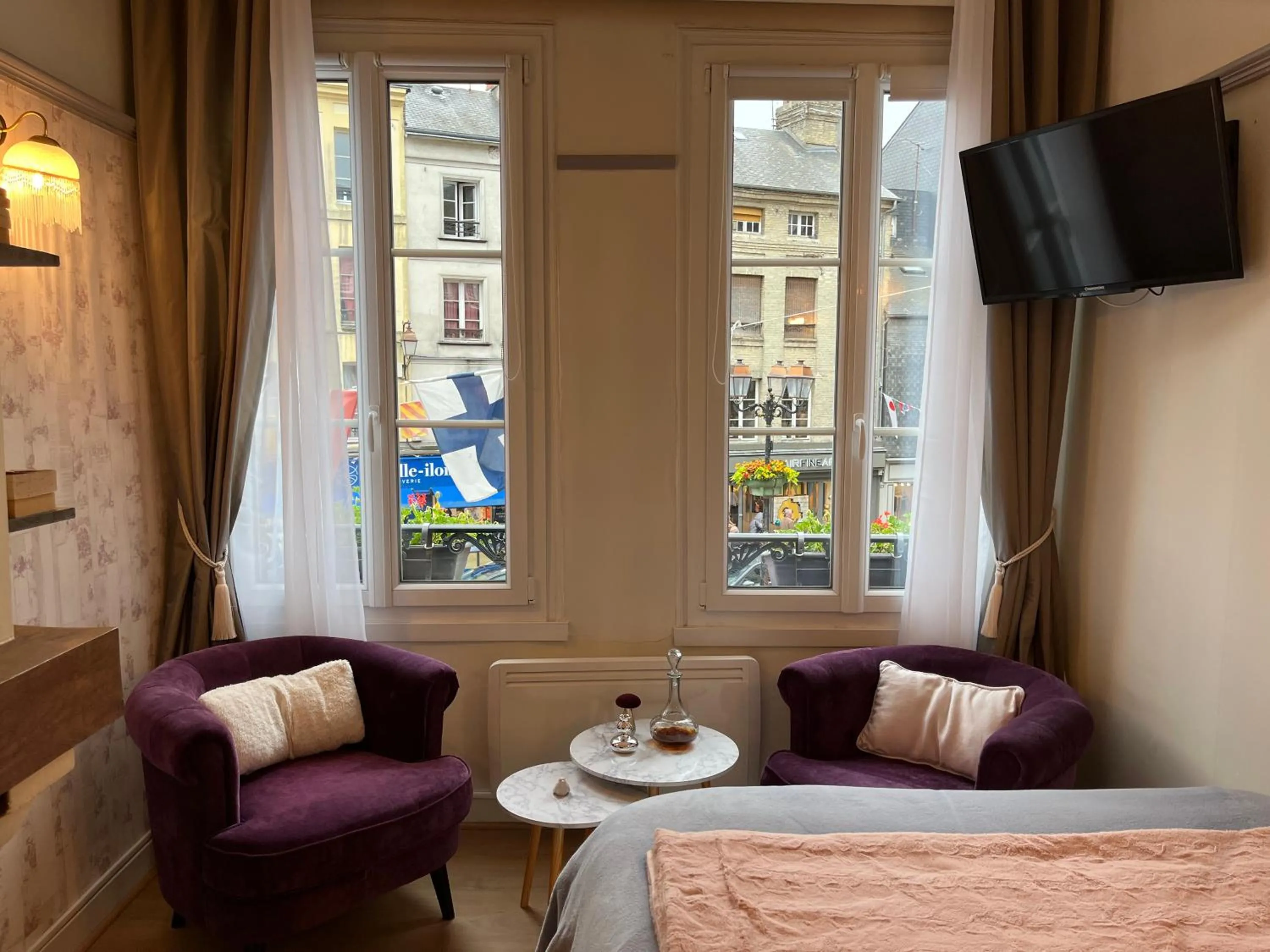 Bed in le studio Champlain