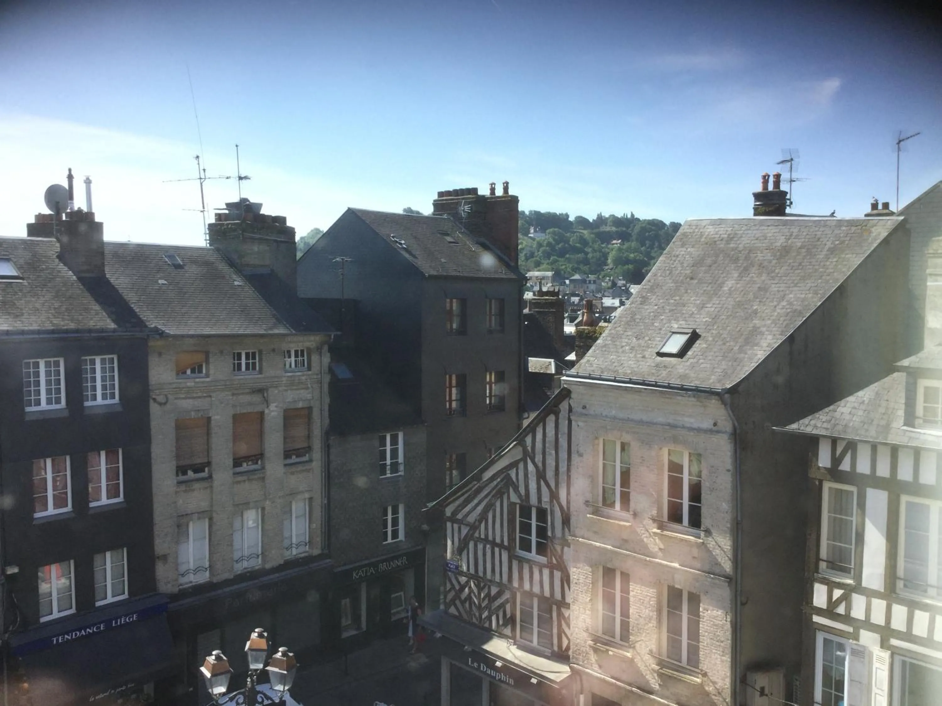 City view in le studio Champlain